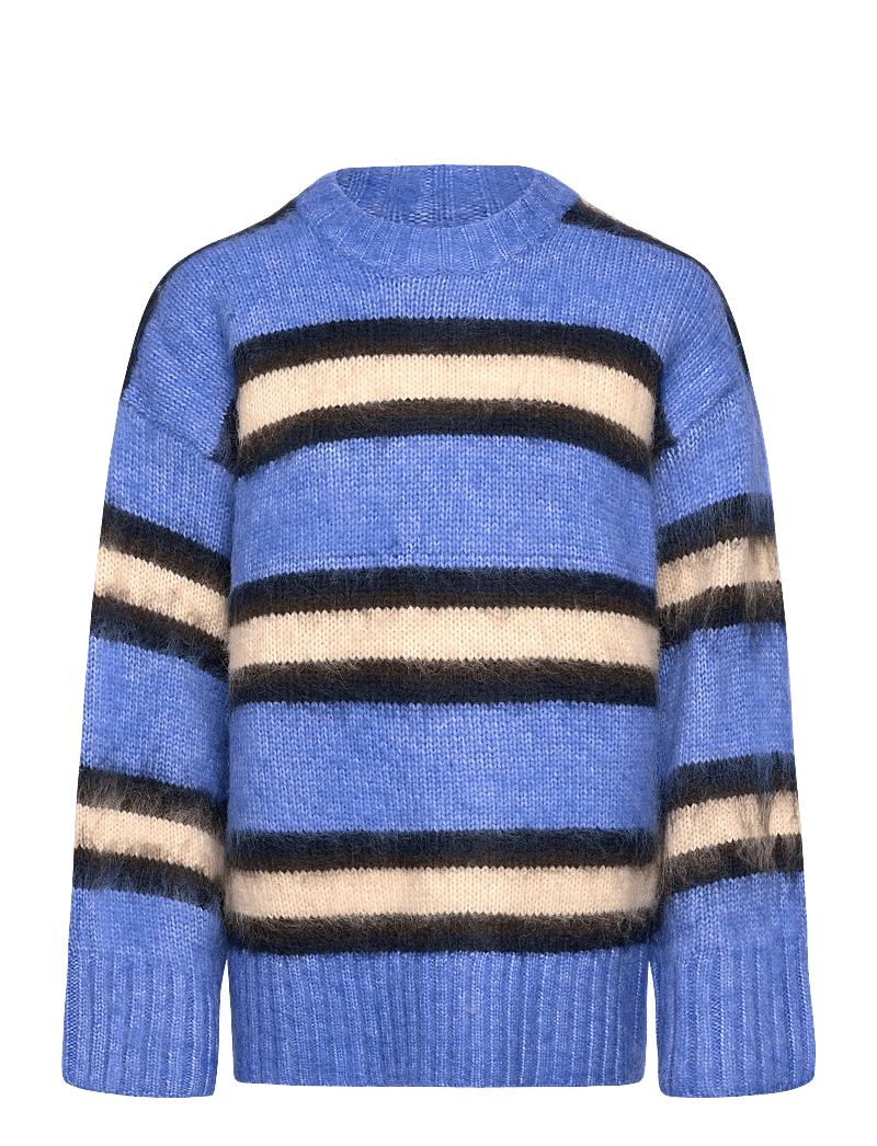 Monki - Chunky knitted sweater - stickade tröjor - blue medium - 0