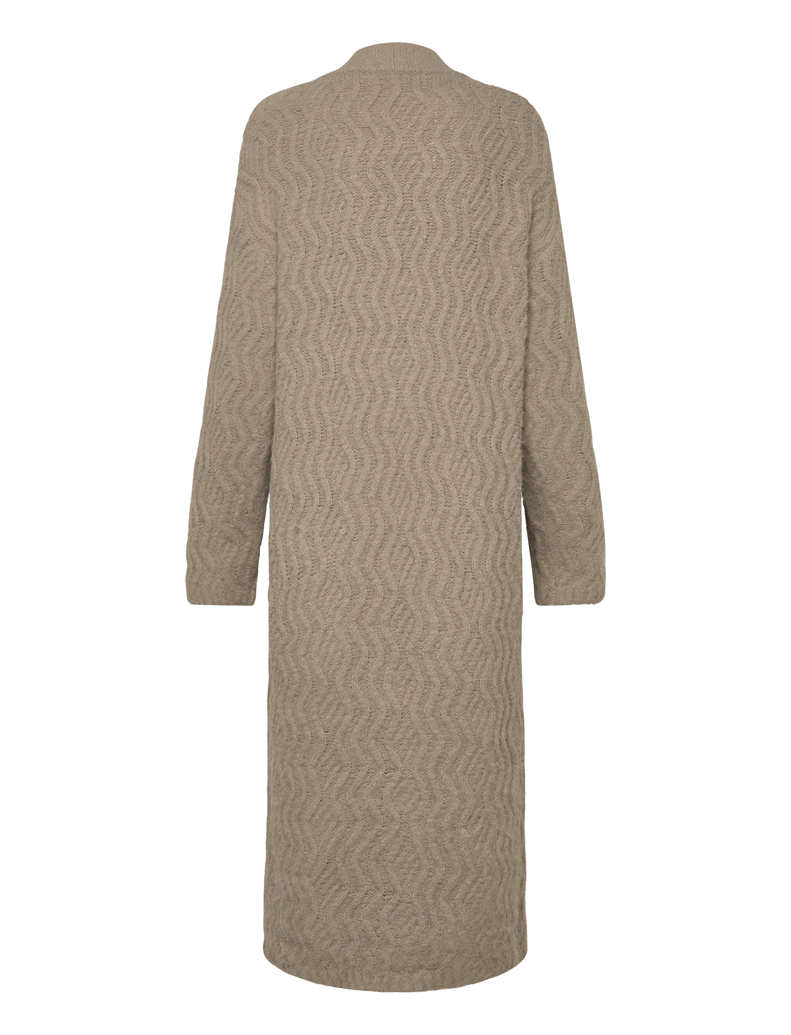 Monki - Maxi knitted cardigan - kardiganid - mole medium dusty - 1
