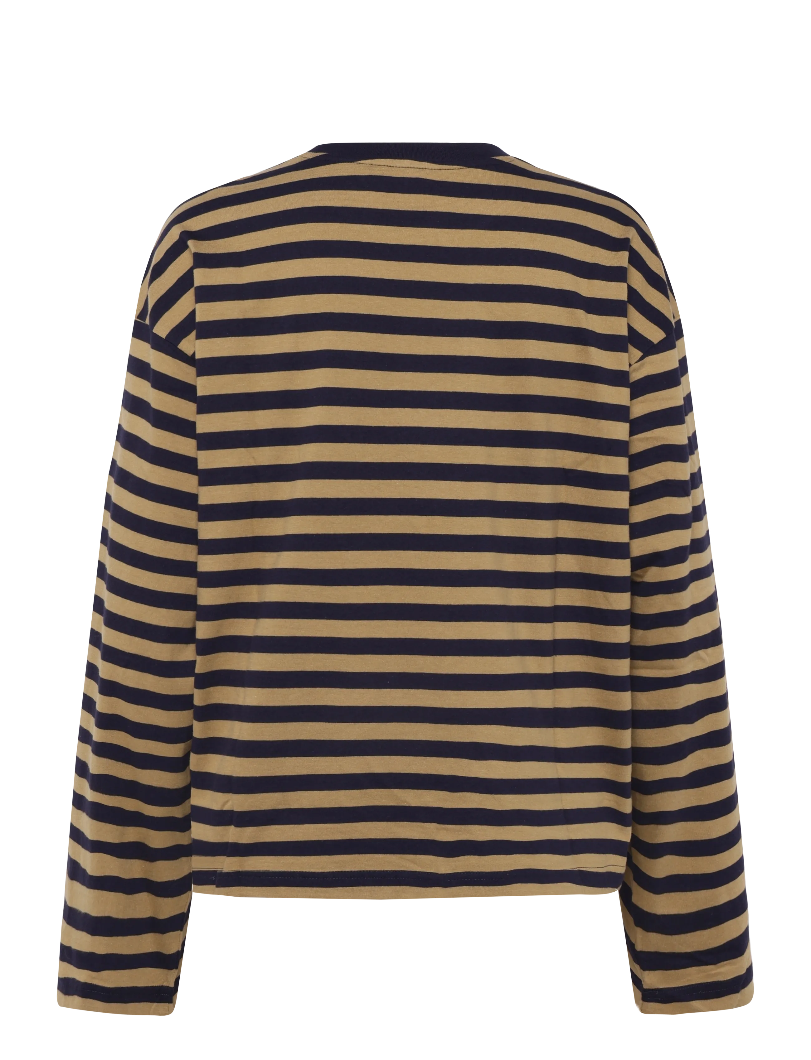 Monki Long-Sleeved Cotton T-Shirt dam – bild 2