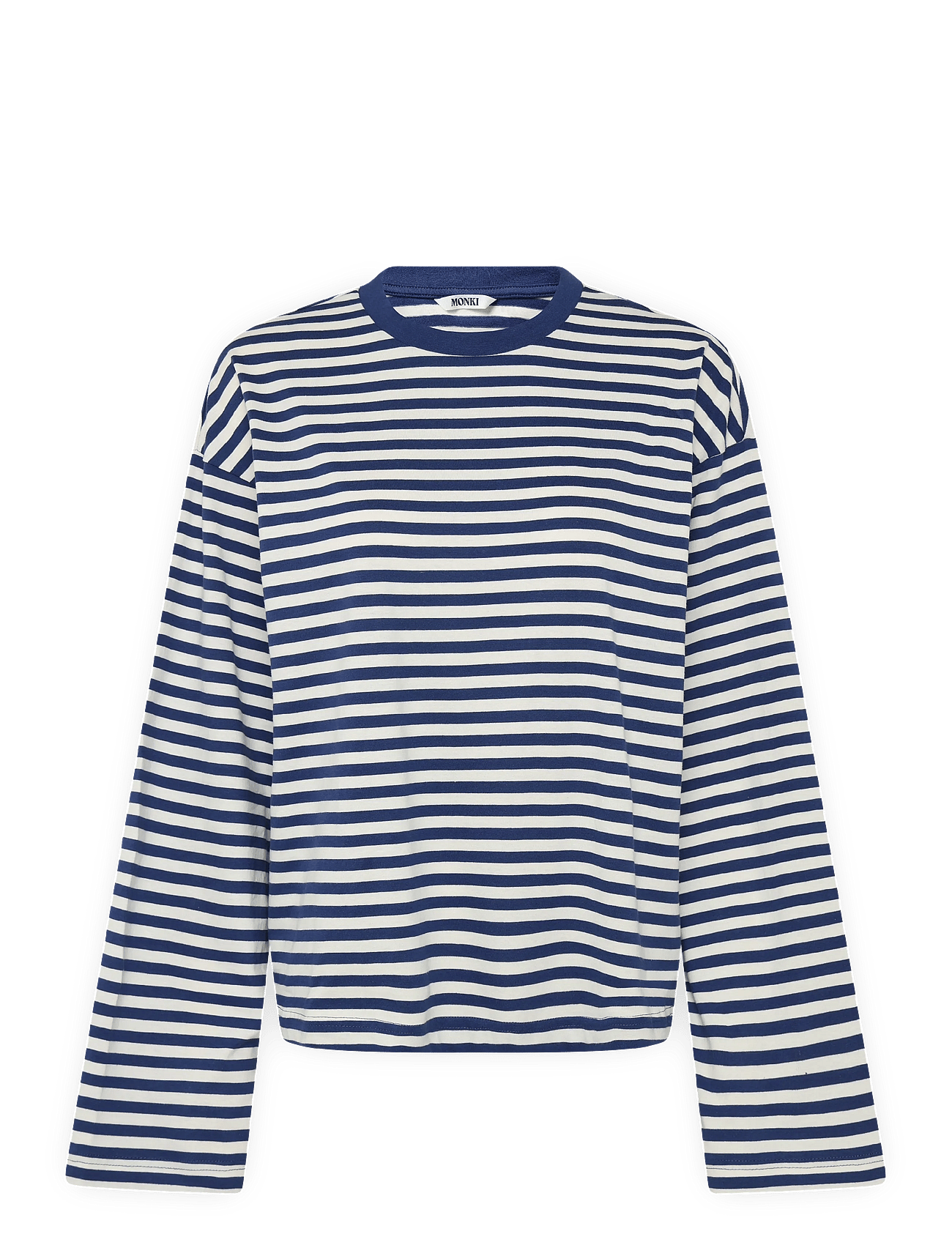 Monki - Long-Sleeved Cotton T-Shirt -
