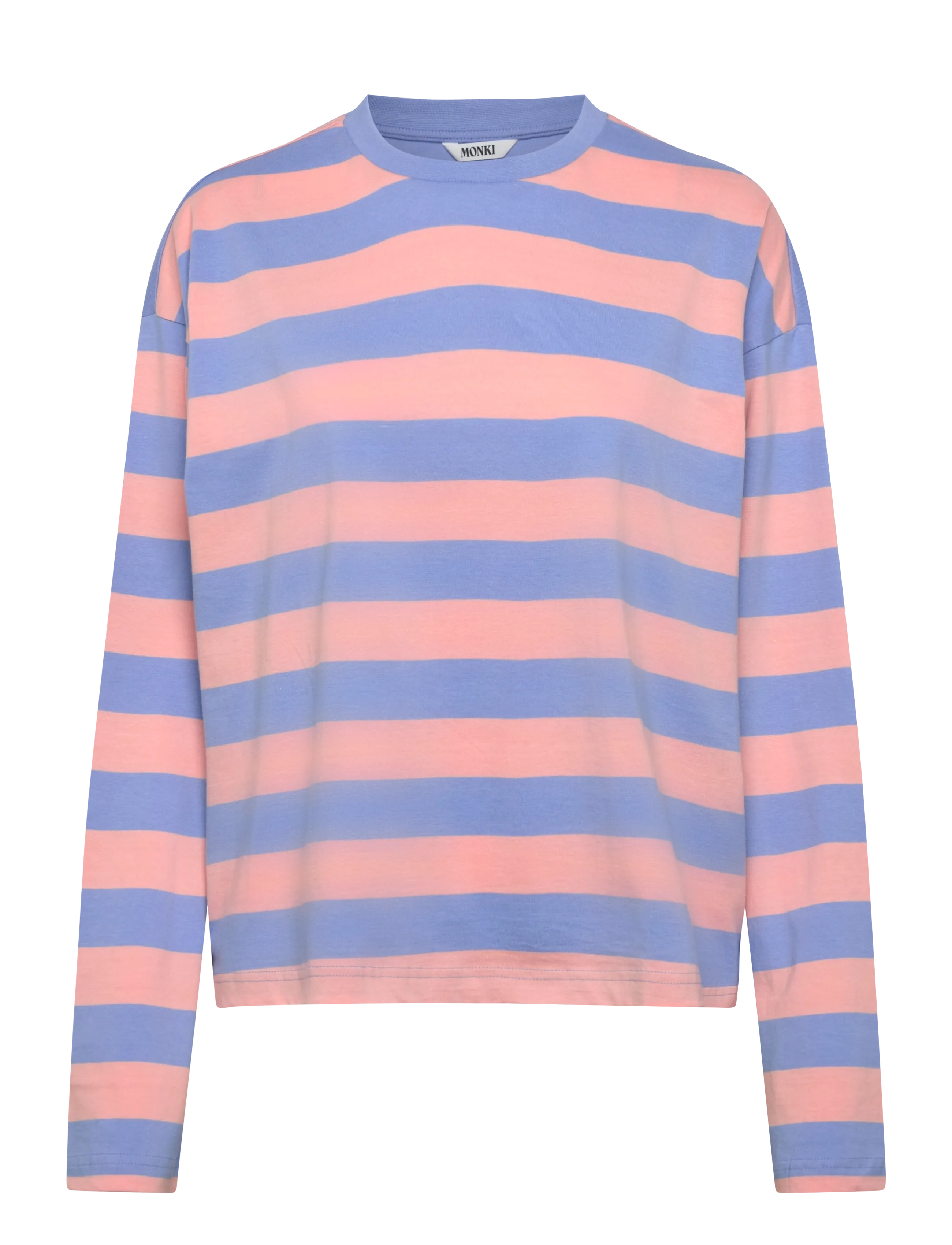 Monki - Long-Sleeved Cotton T-Shirt -