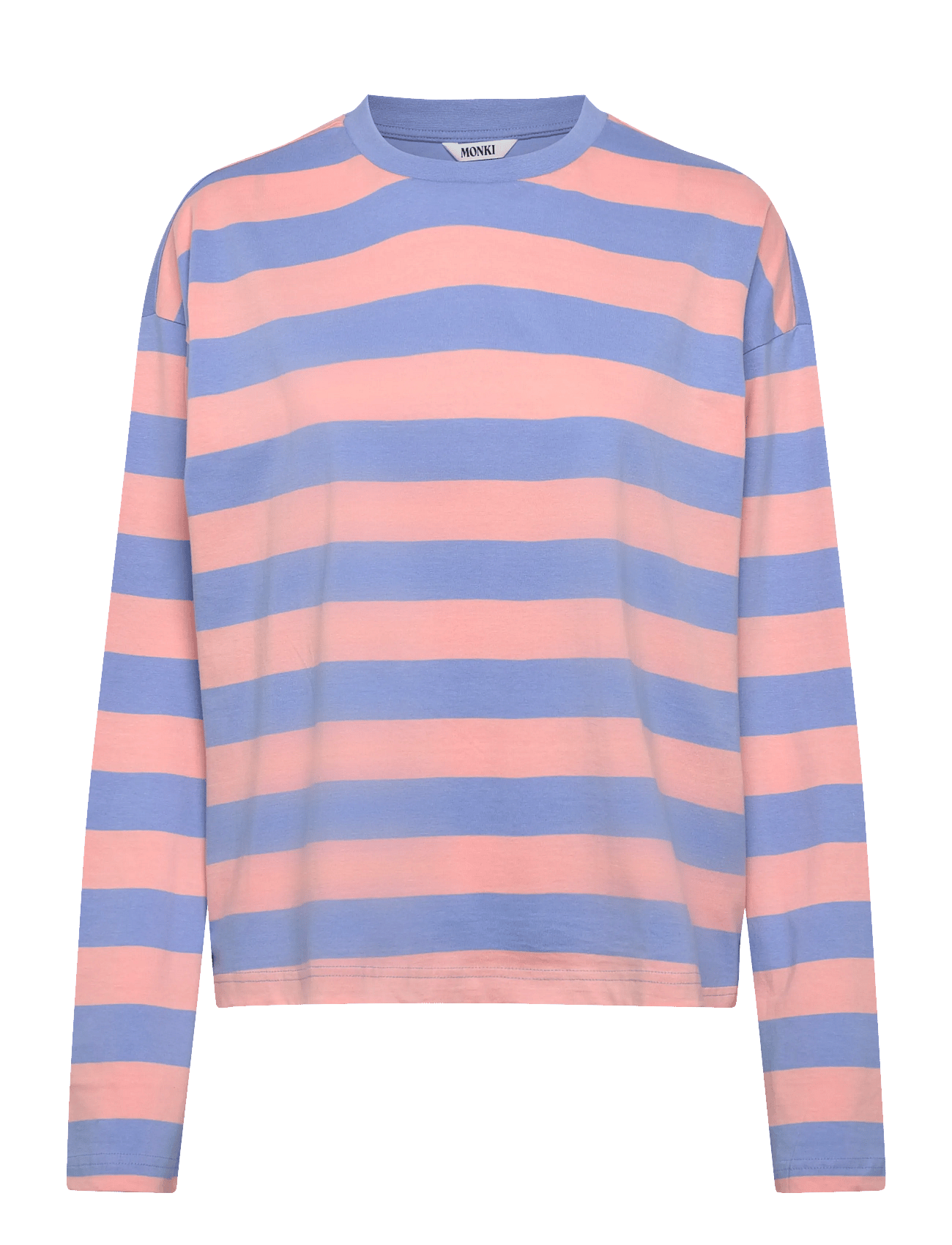 Monki - Long-Sleeved Cotton T-Shirt -