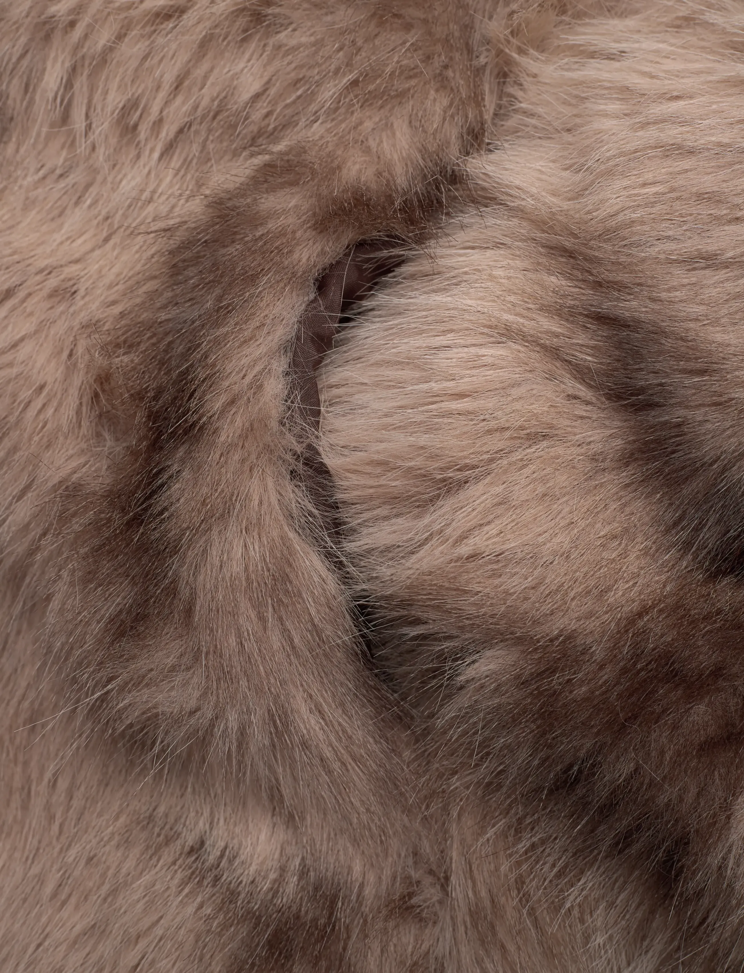 Monki - Faux Fur Jacket - fuskpäls - brown medium dusty - 3