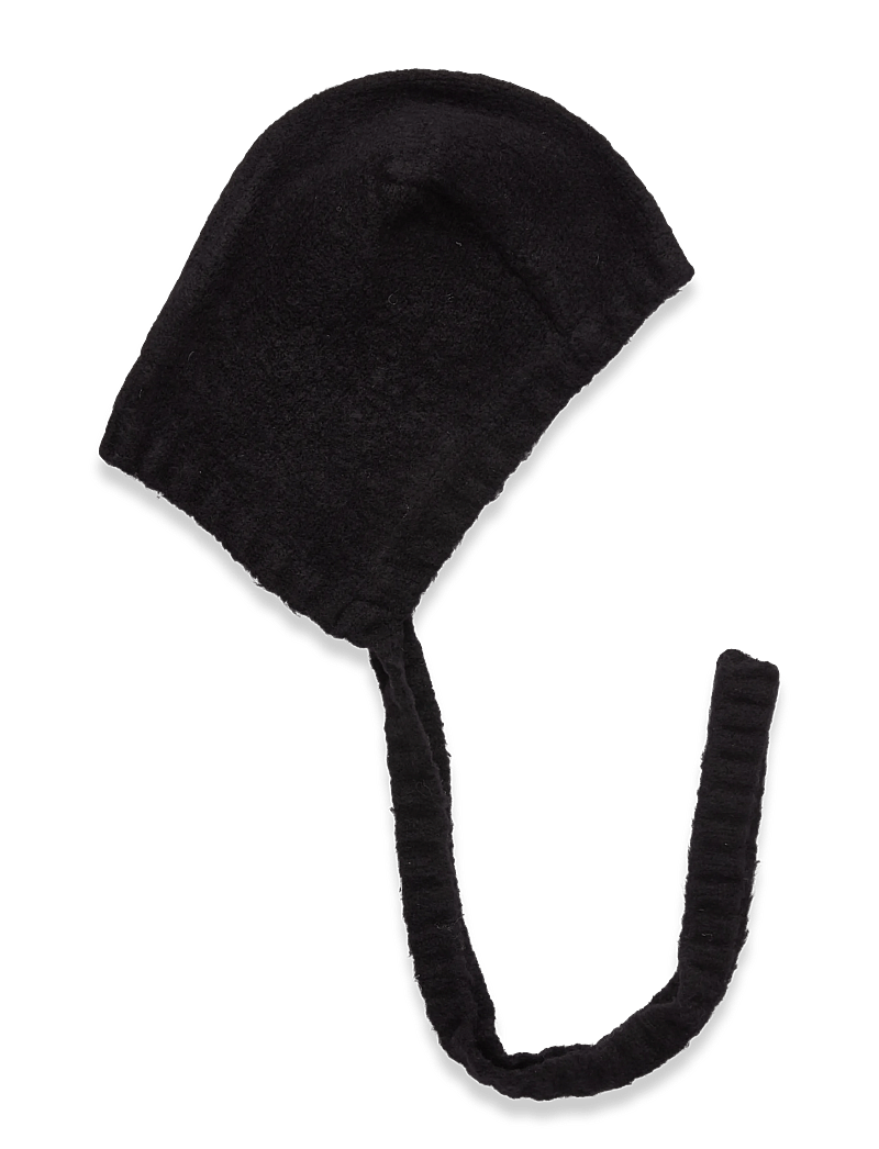 Monki - Tied Knit Bonnet - balaclava - black dark - 0