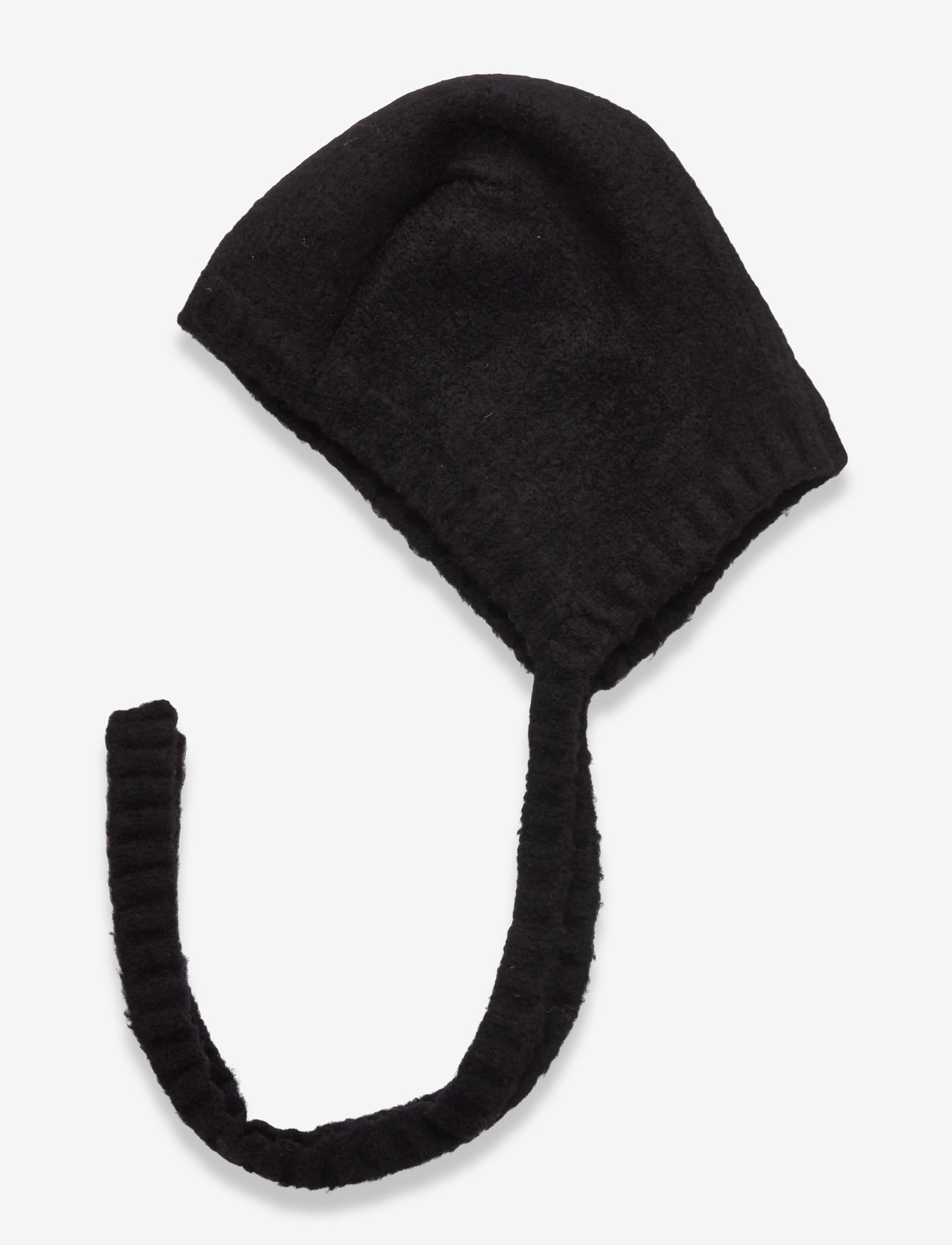 Monki - Tied Knit Bonnet - balaclava - black dark - 1