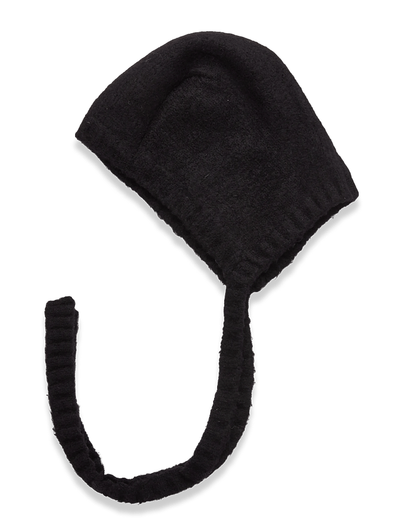 Monki - Tied Knit Bonnet - balaclava - black dark - 1