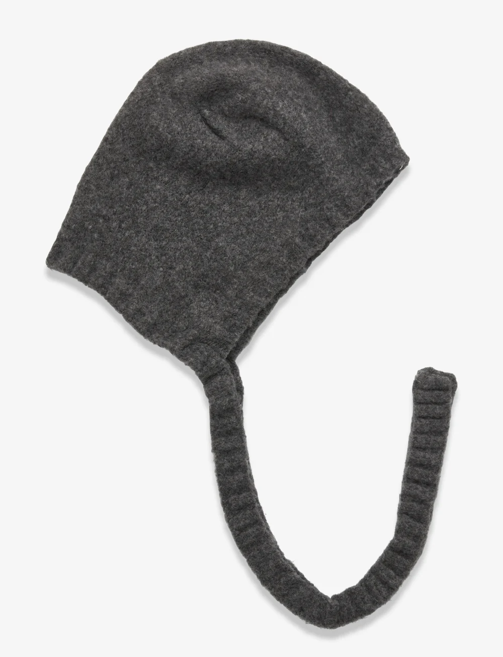 Monki - Tied Knit Bonnet - balaclava - grey melange dark - 0