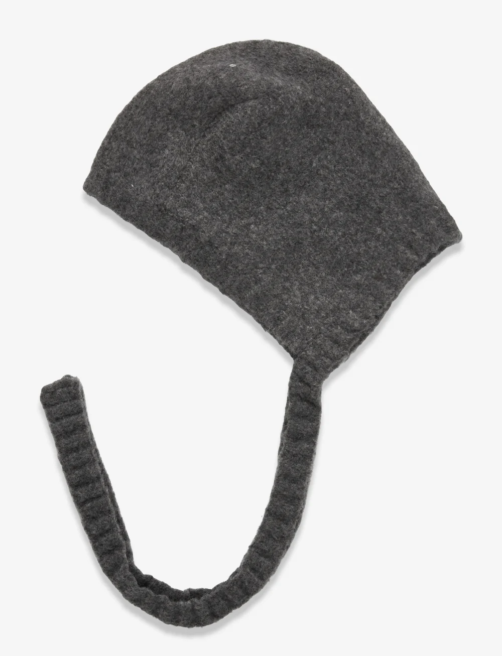 Monki - Tied Knit Bonnet - balaclava - grey melange dark - 1