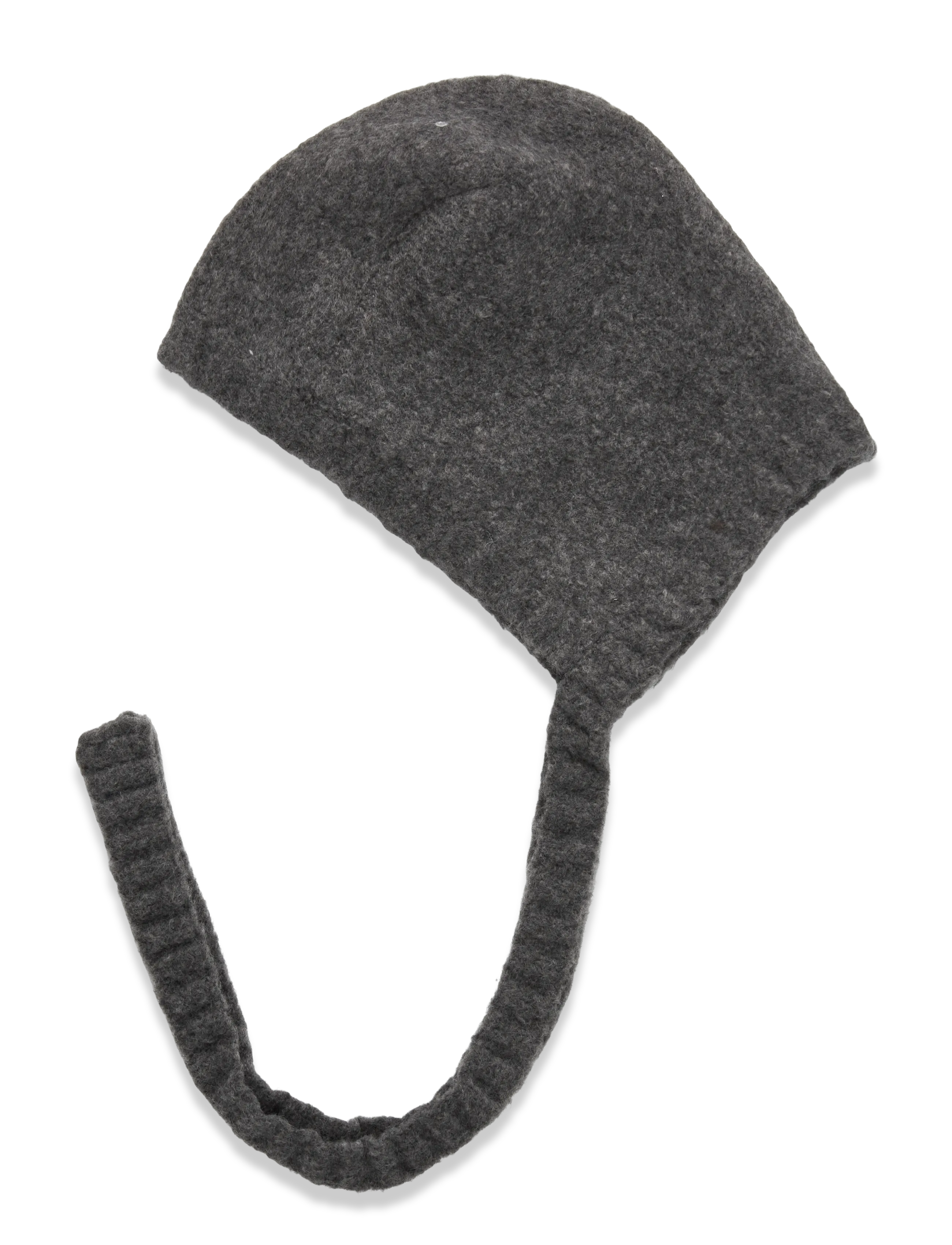 Monki - Tied Knit Bonnet - balaclava - grey melange dark - 1