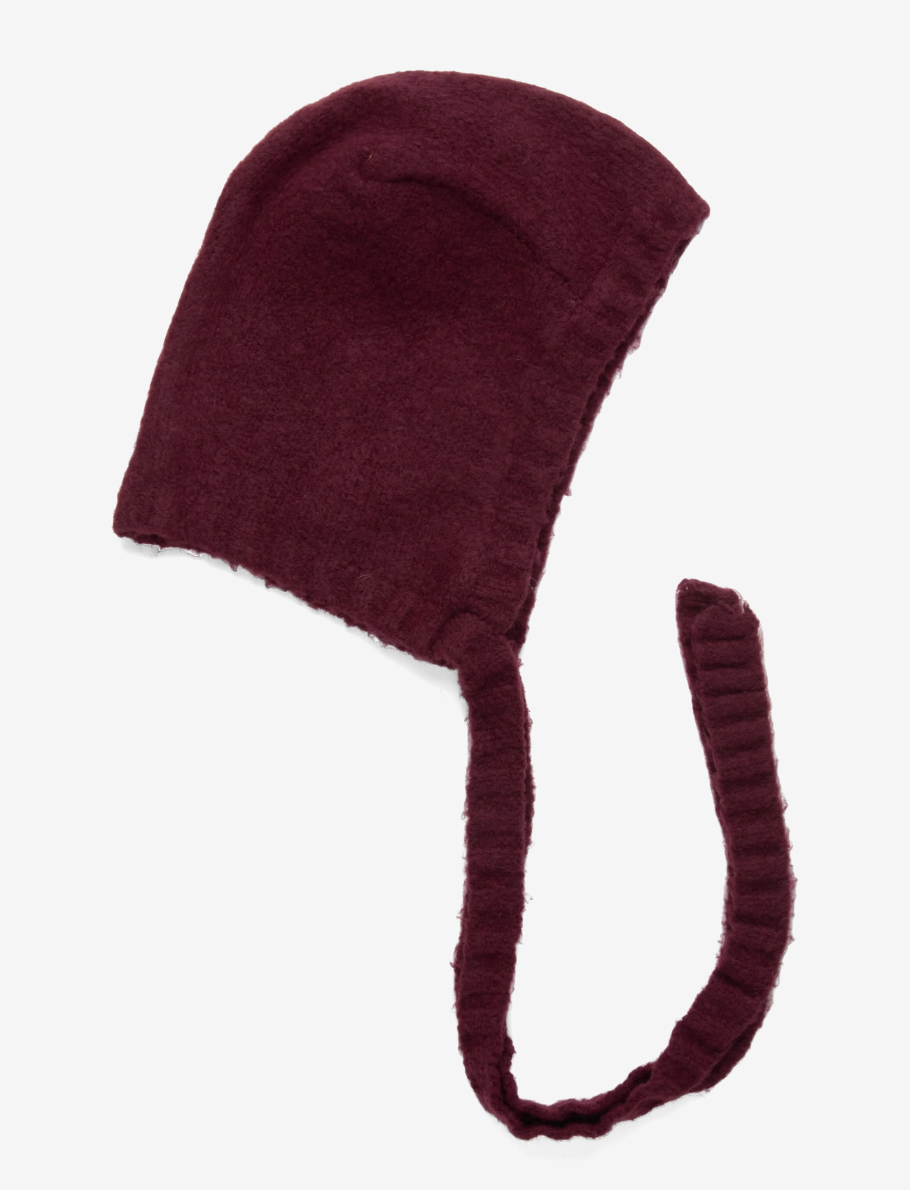 Monki - Tied Knit Bonnet - sturmhaube - red dark - 0