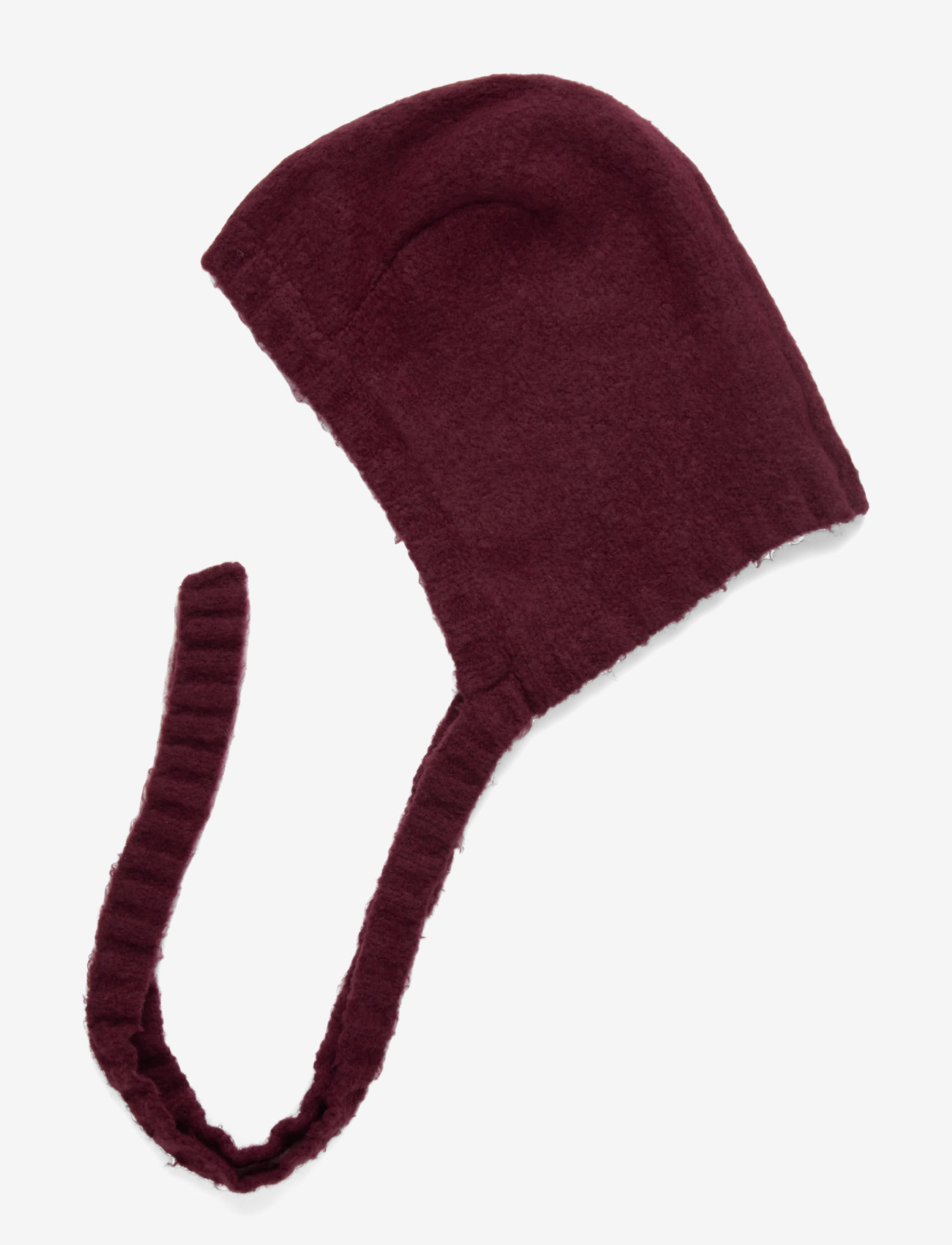 Monki - Tied Knit Bonnet - sturmhaube - red dark - 1