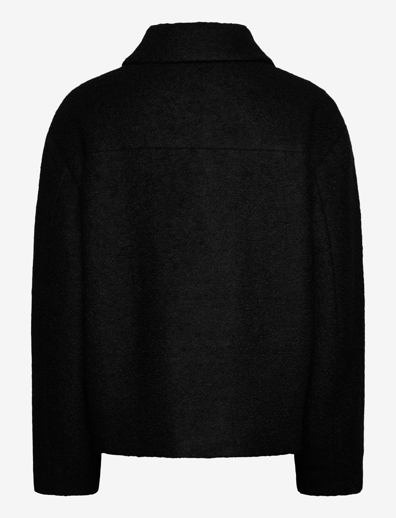 Monki - Button jacket - vinterjakker - black dark - 1