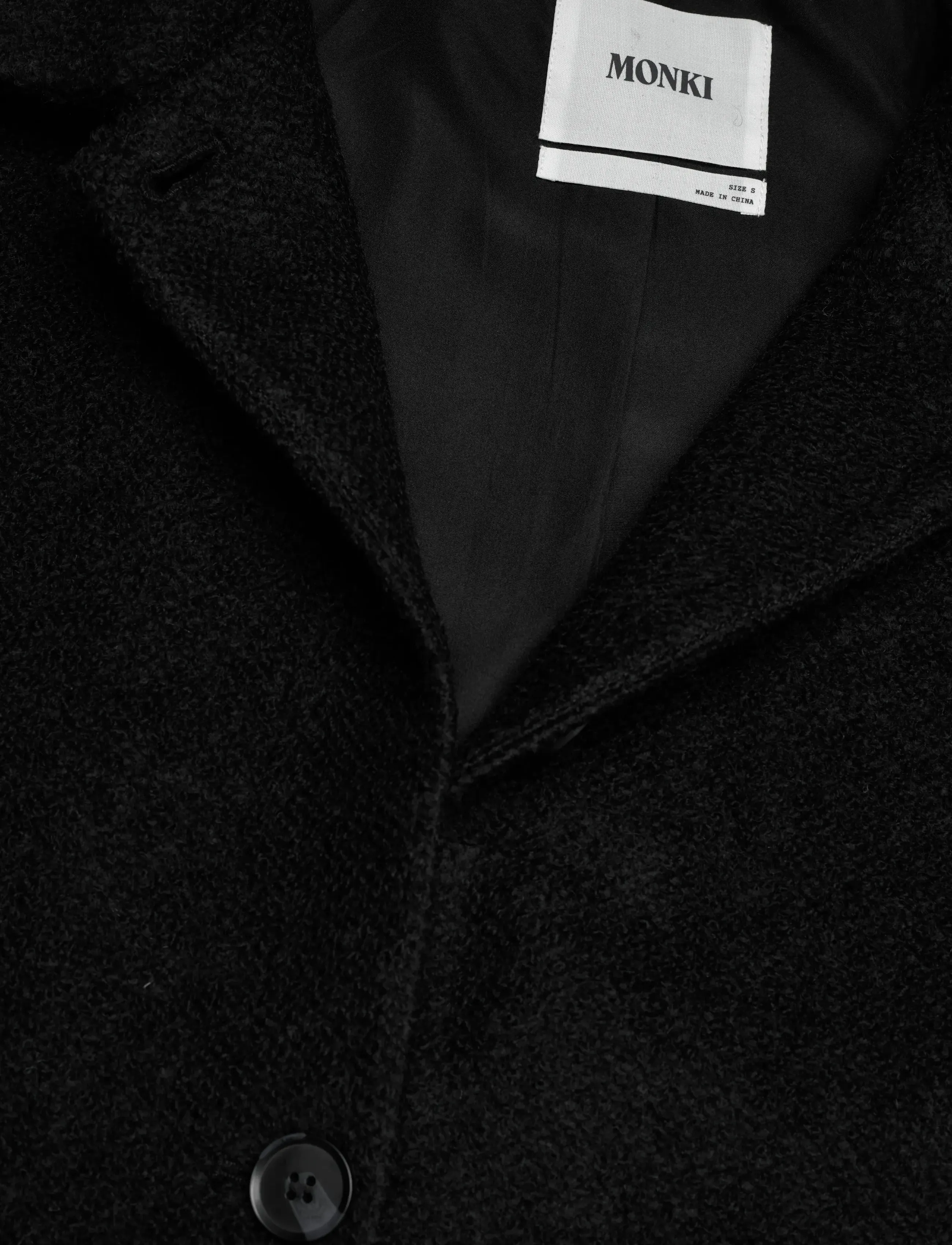 Monki - Button jacket - winter jacket - black dark - 2