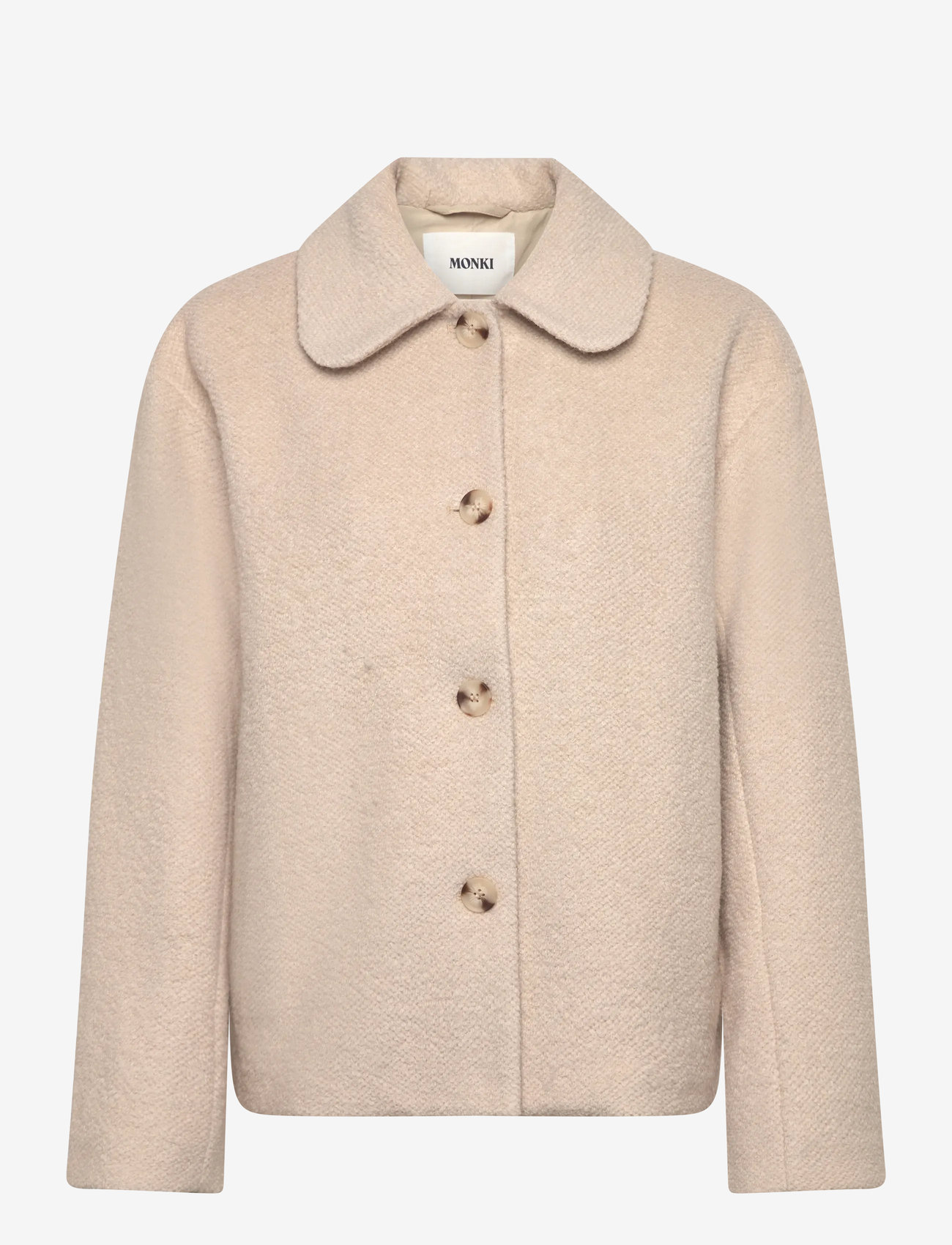 Monki - Button jacket - jackor - white dusty light - 0
