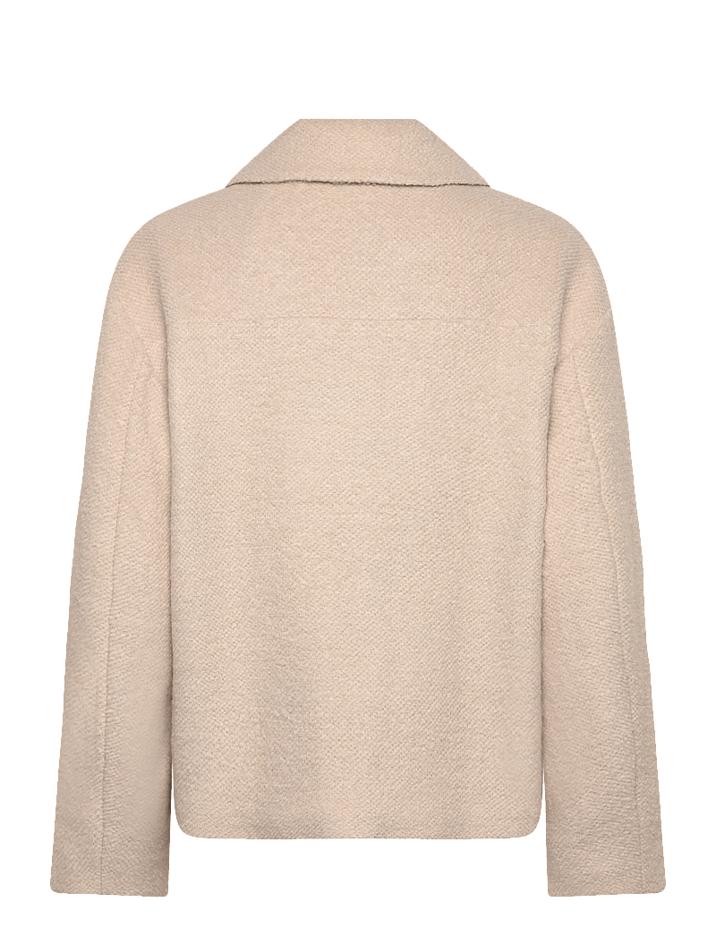 Monki - Button jacket - jackor - white dusty light - 1