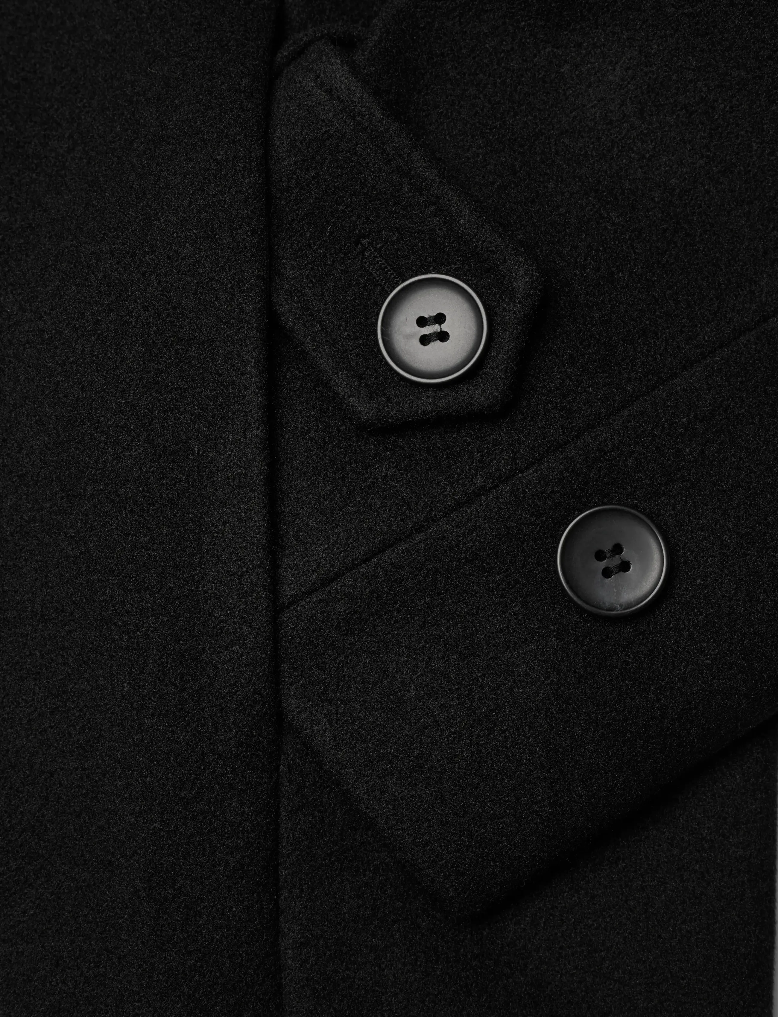 Monki - Coat - kevadmantlid - black dark - 3