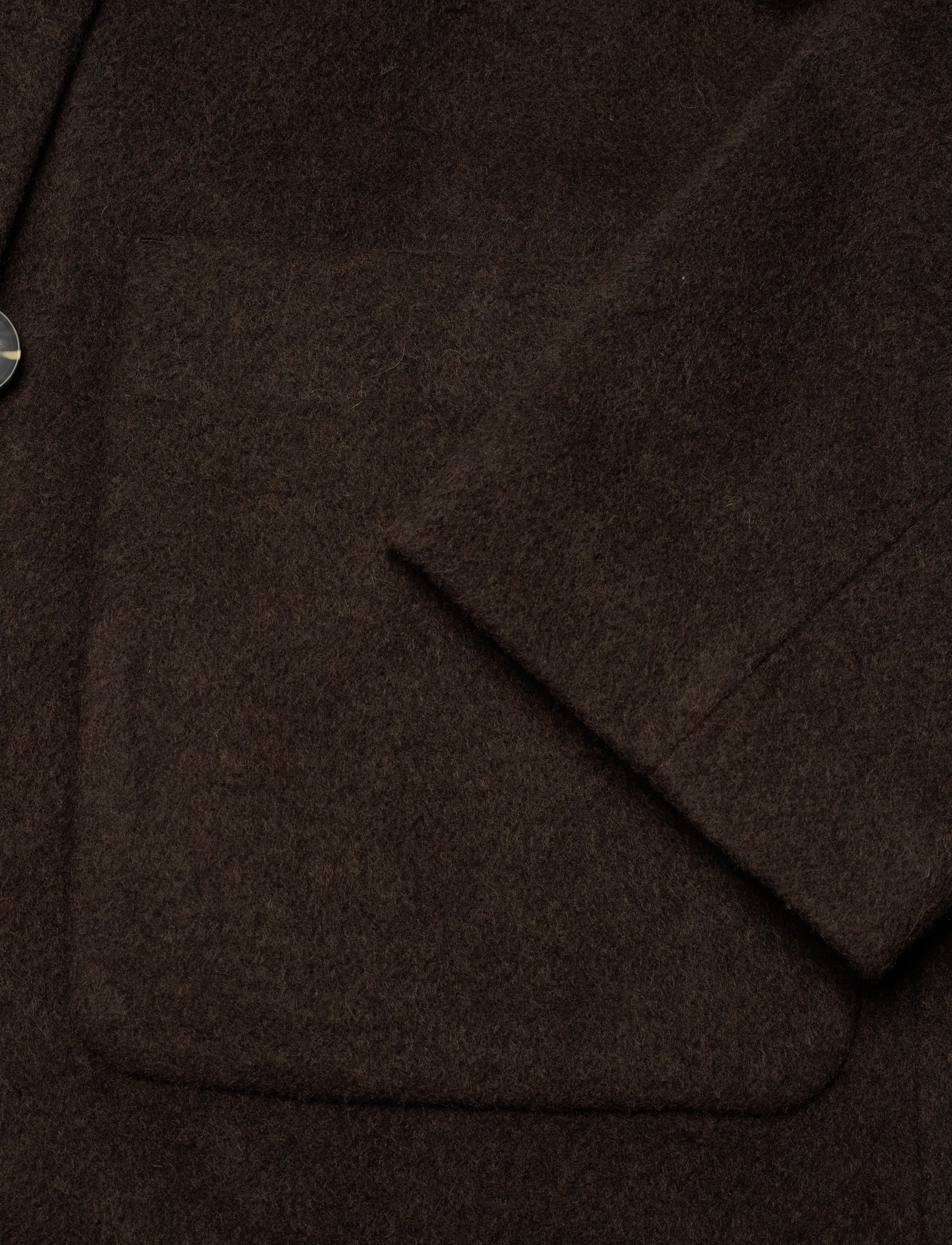 Monki - Wool coat - talvejoped - mole dark - 3