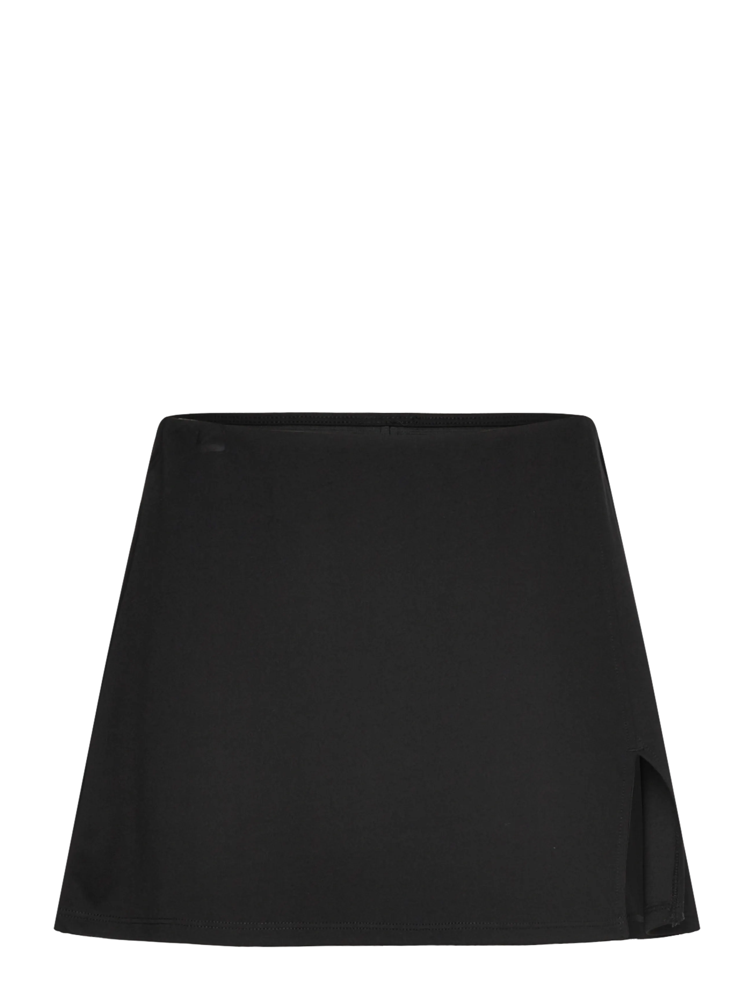Monki Mini Slit Skirt - Kurze Röcke - BLACK DARK / black