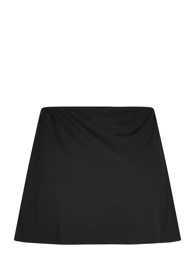 Monki - Mini Slit Skirt - kurze röcke - black dark - 1