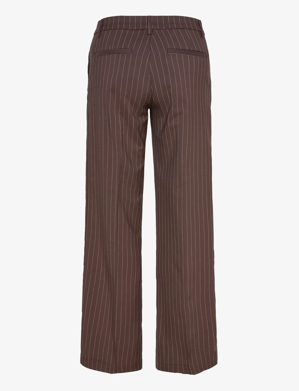 Monki - Low Rise Twill Suiting Trousers - pidulikud püksid - brown dark - 1