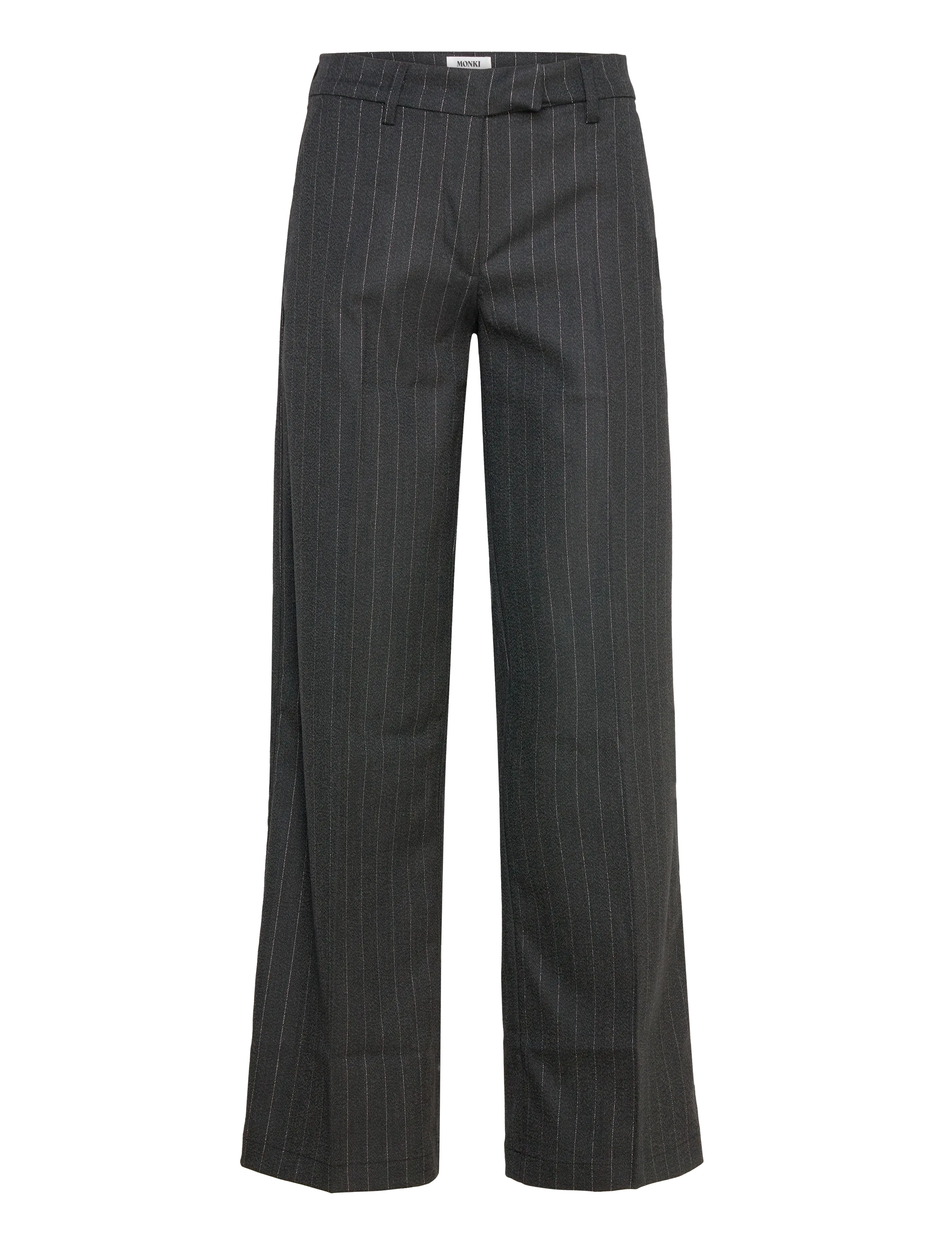 Monki Low Rise Suiting Trousers - Hosen - GREY DARK / grey