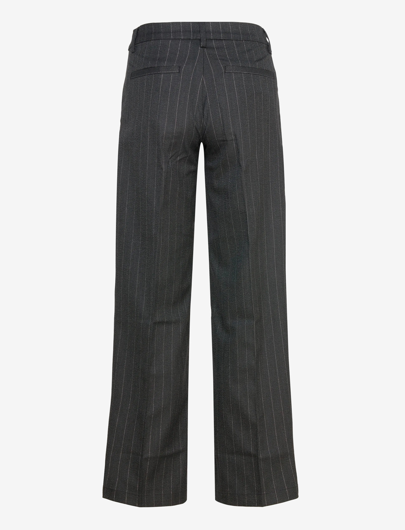 Monki - Low Rise Suiting Trousers - kostymbyxor - grey dark - 1