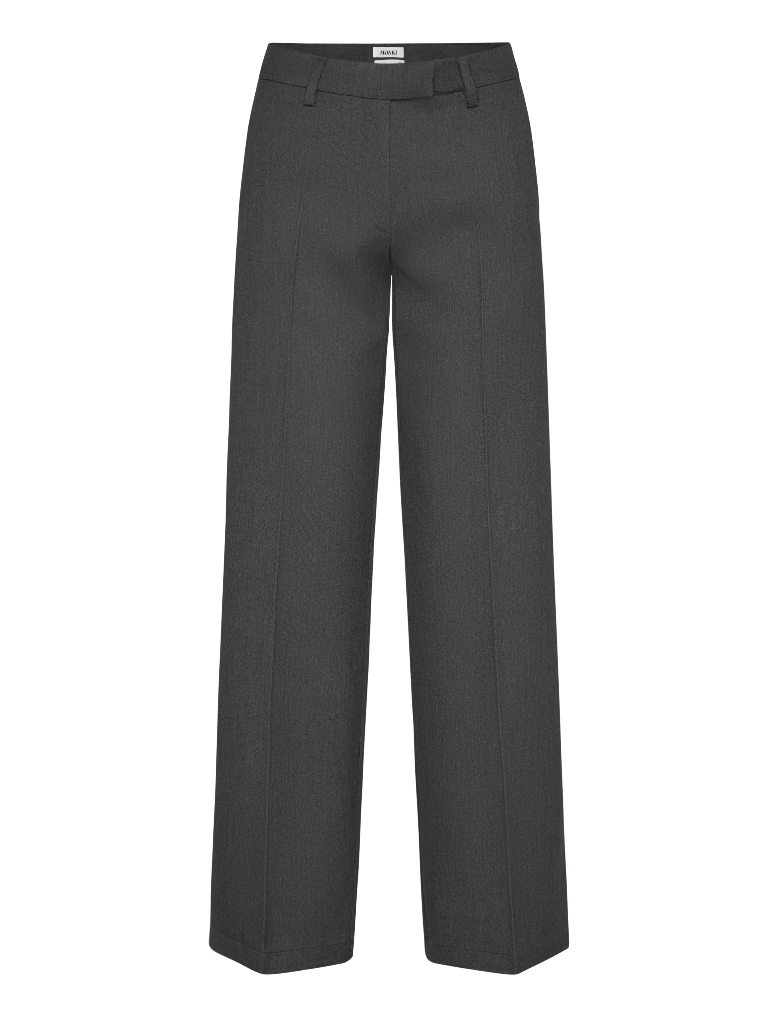Low Rise Suiting Trousers - GREY DARK