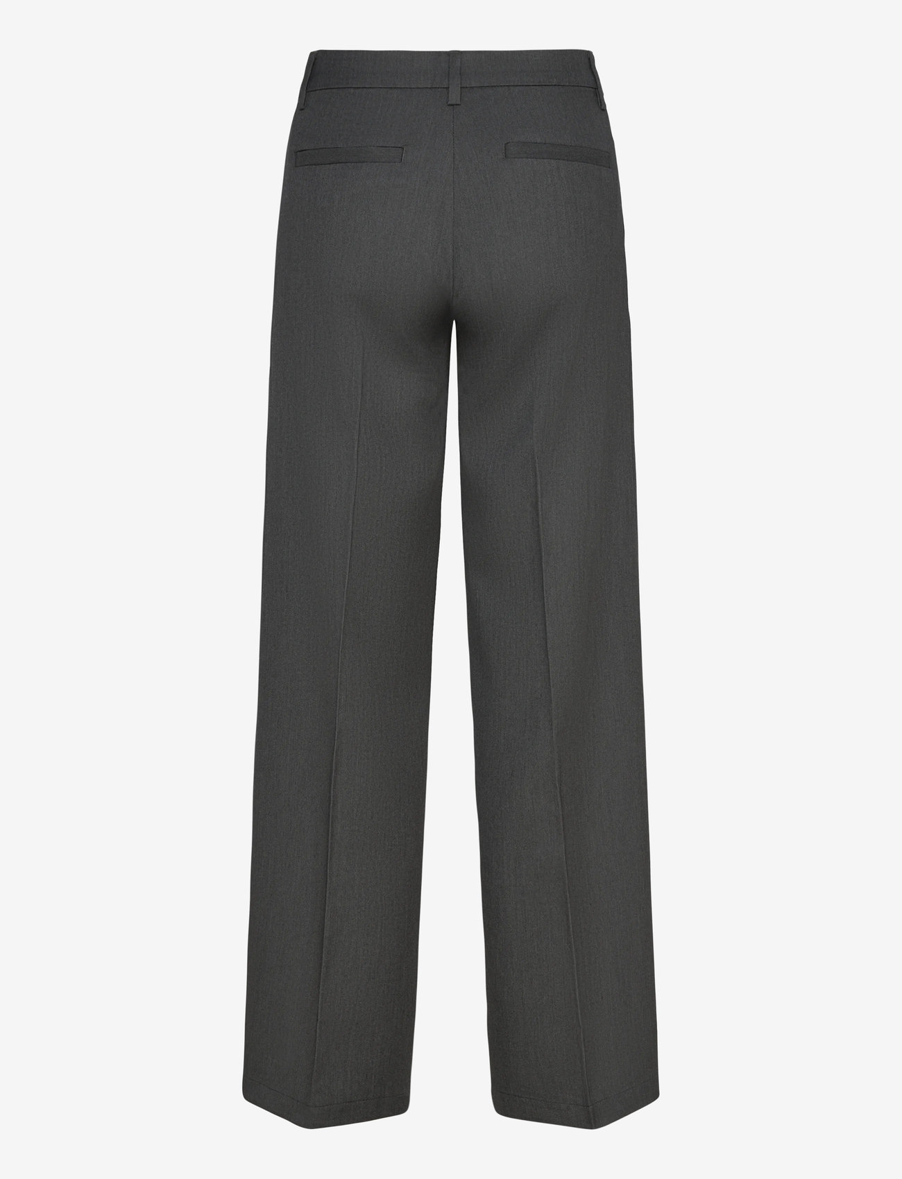 Monki - Low Rise Suiting Trousers - kostymbyxor - grey dark - 1