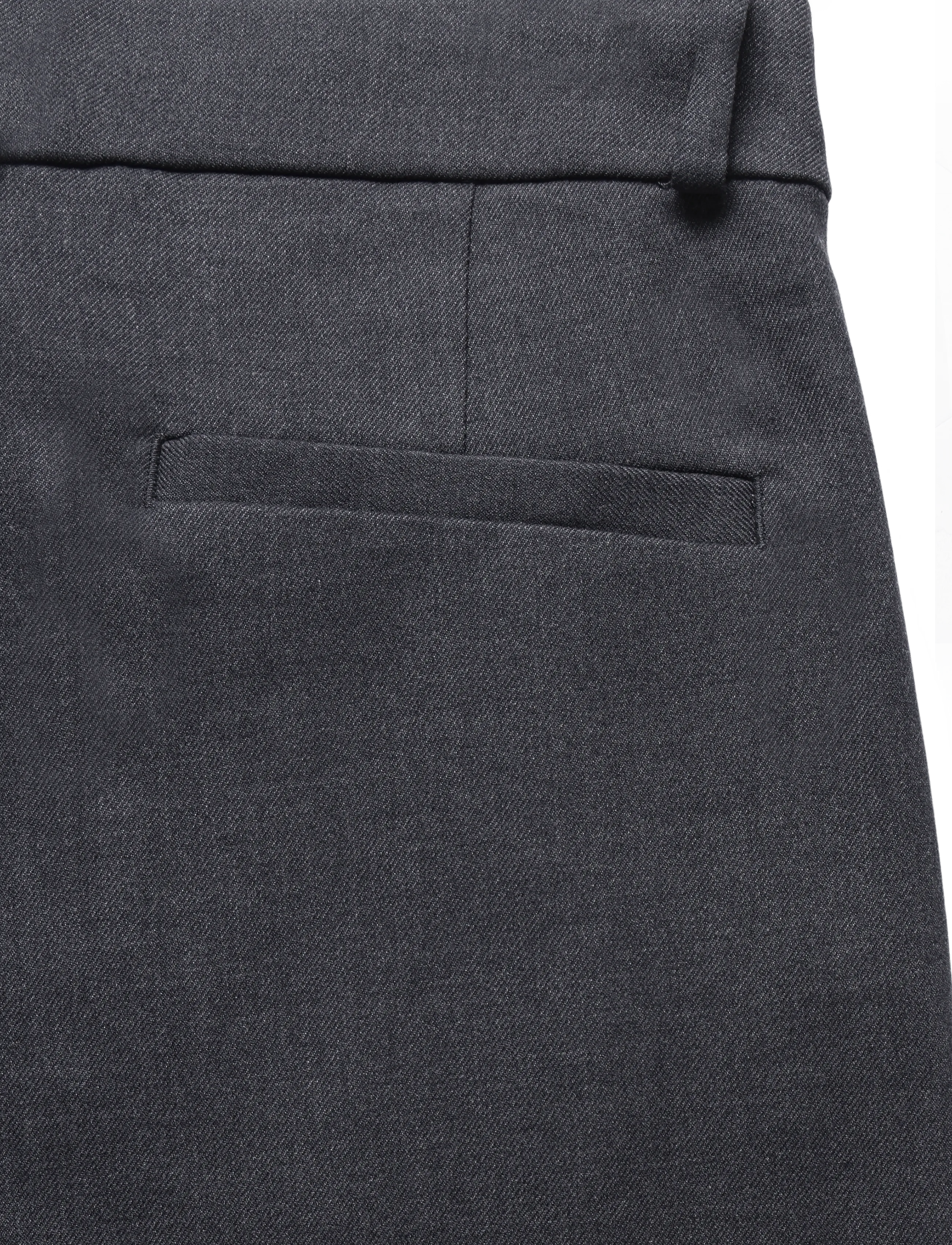 Monki - Low Rise Suiting Trousers - tailored trousers - grey dark - 4