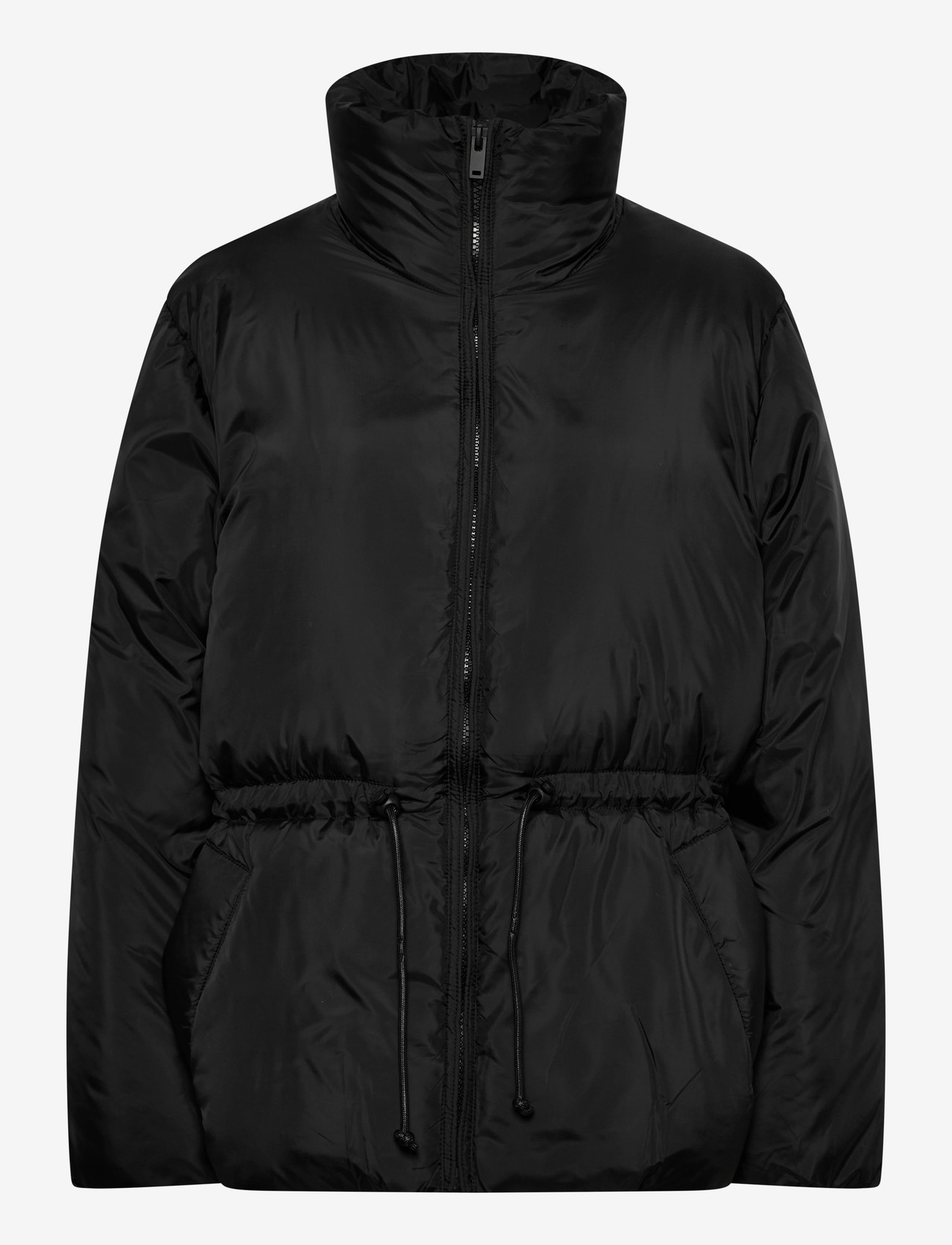Monki - Chunky waist puffer jacket - dunjackor - black dark - 0