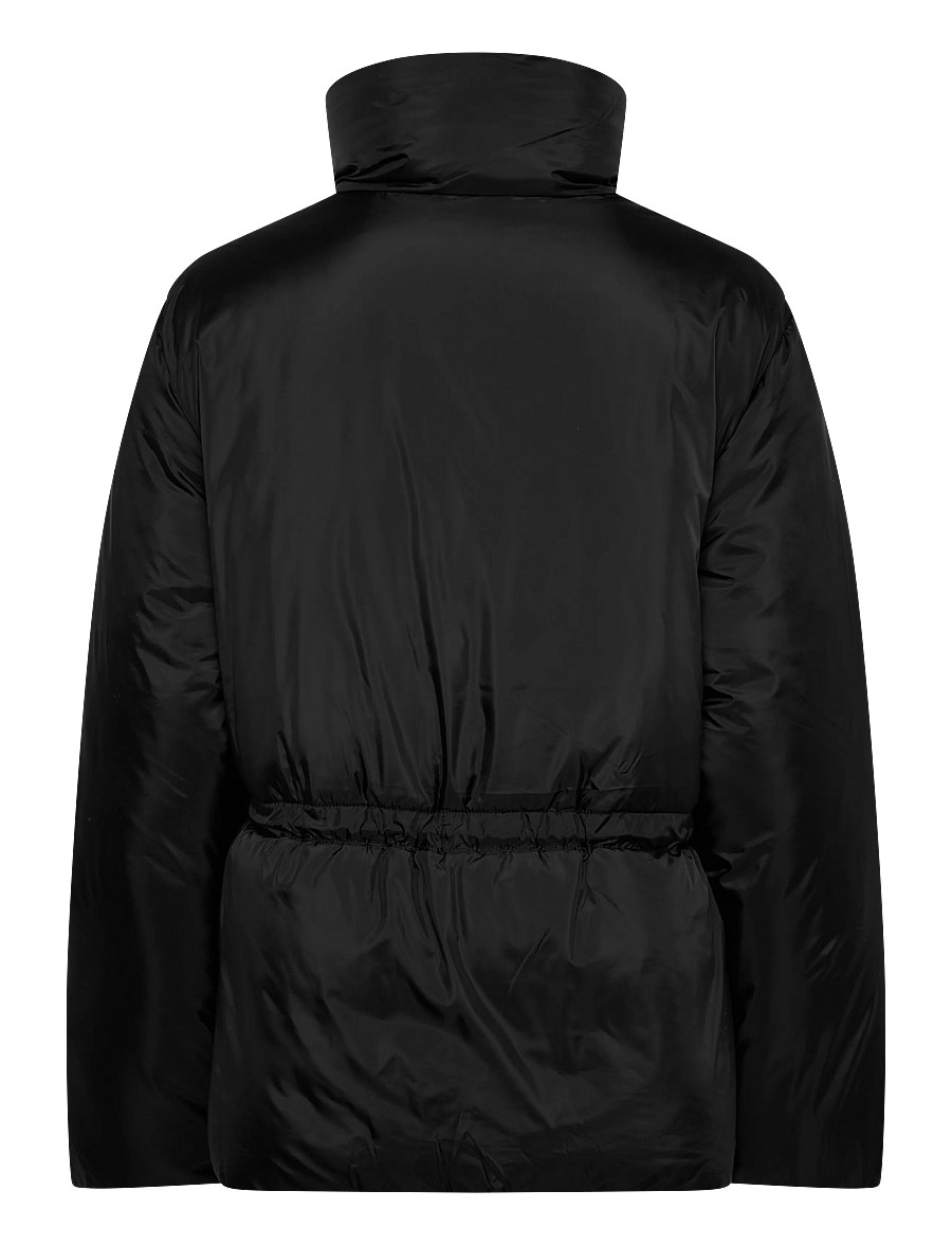 Monki - Chunky waist puffer jacket - vinterjakker - black dark - 1
