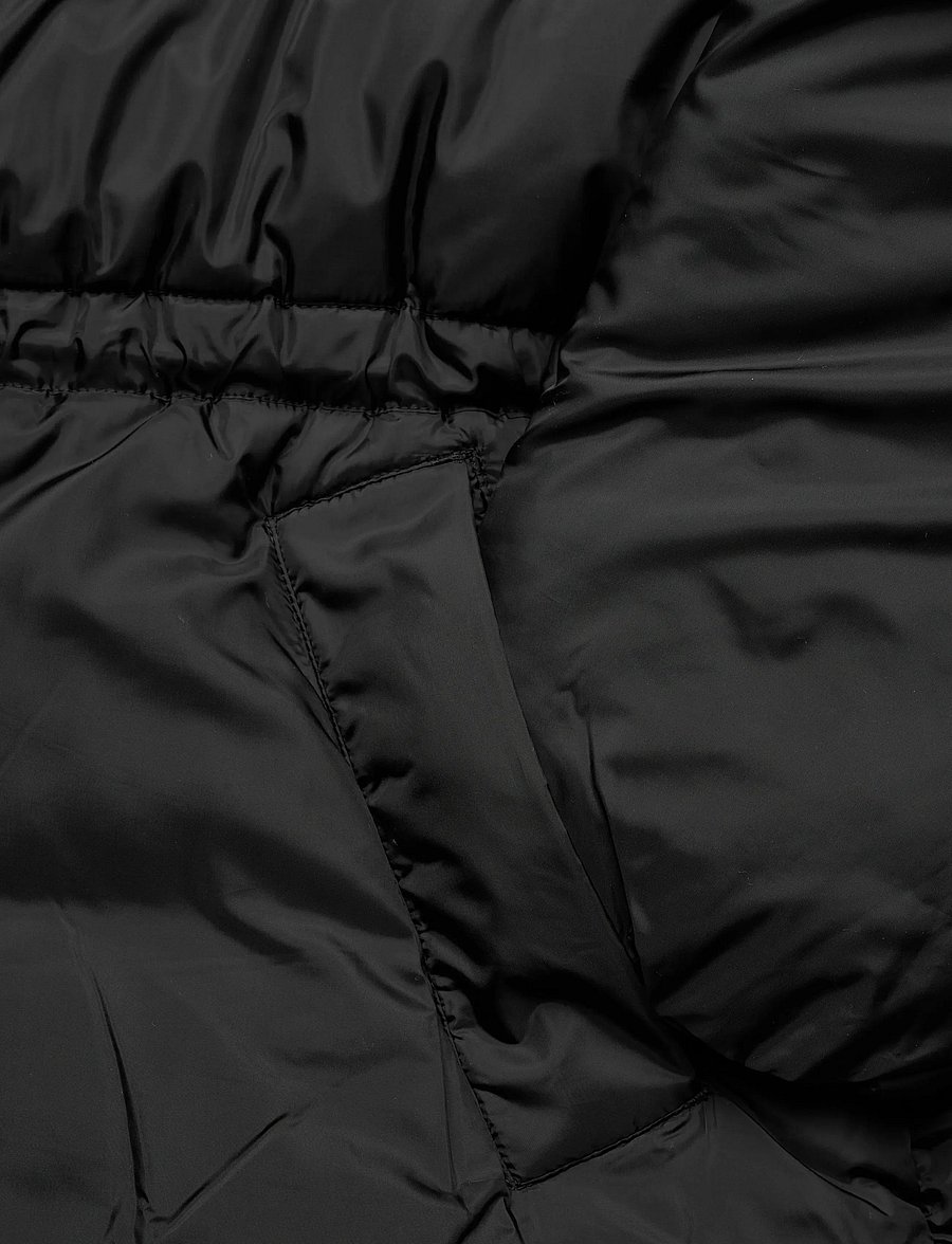 Monki - Chunky waist puffer jacket - vinterjakker - black dark - 3
