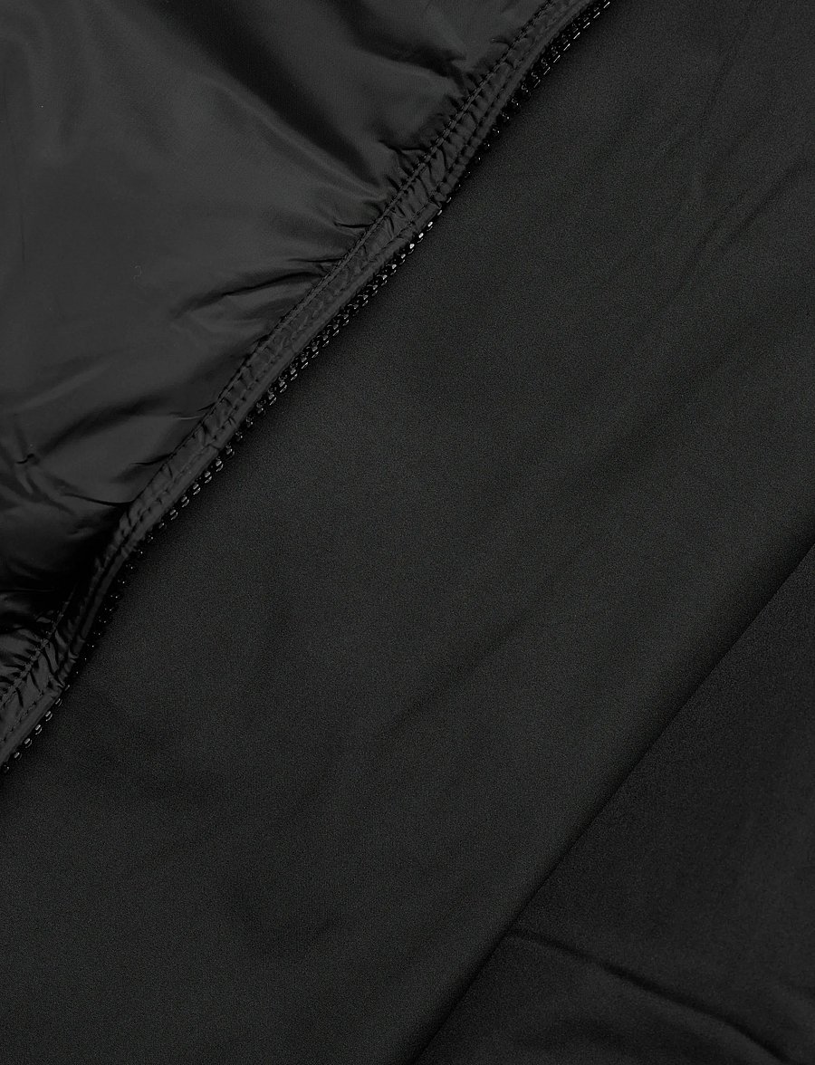 Monki - Chunky waist puffer jacket - vinterjakker - black dark - 4