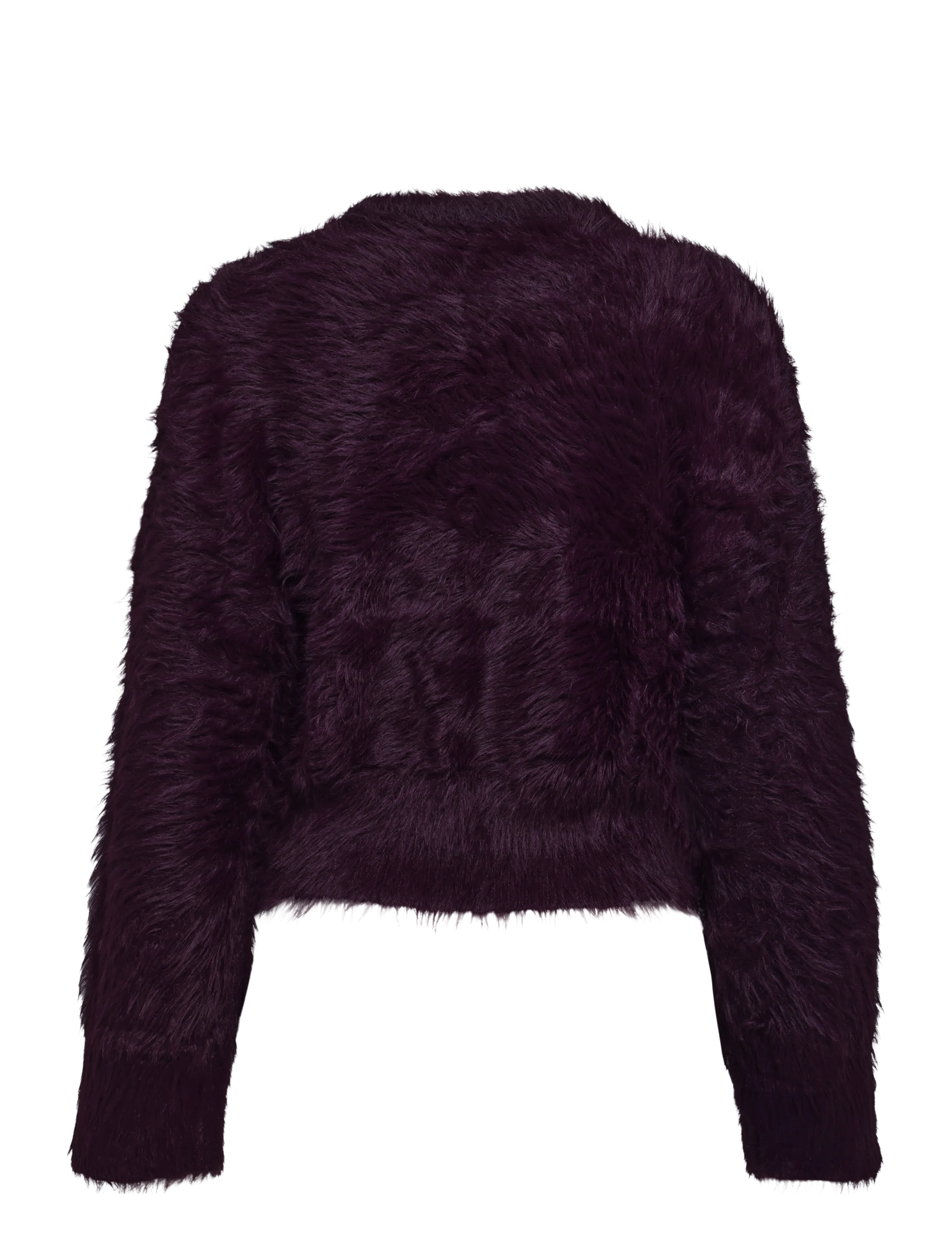 Monki - Fluffy Knitted Sweater - lilac purple dark - 1