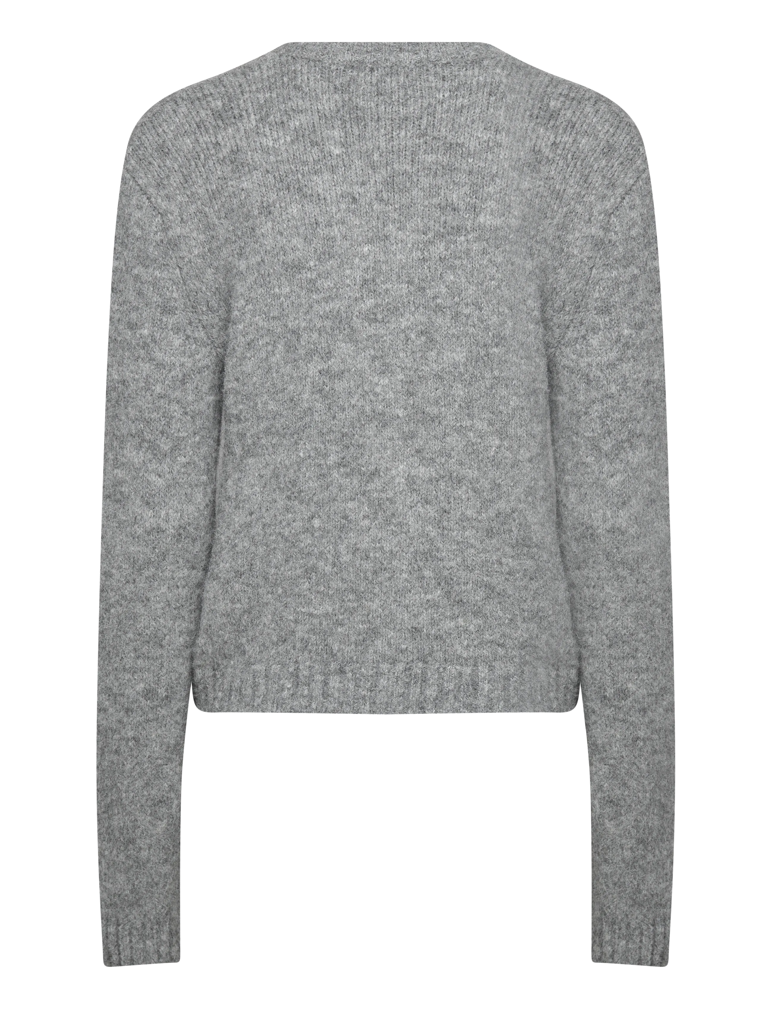 Brushed Knit Buttoned Cardigan 2