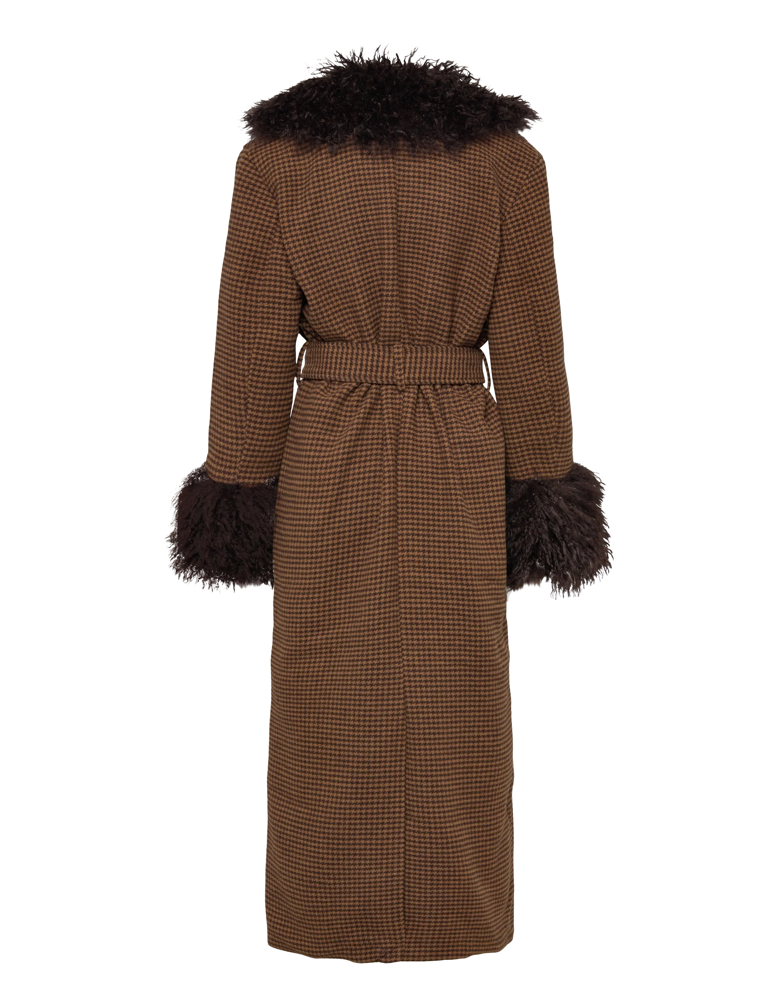 Monki - Maxi coat - pitkät takit - brown medium dusty - 1