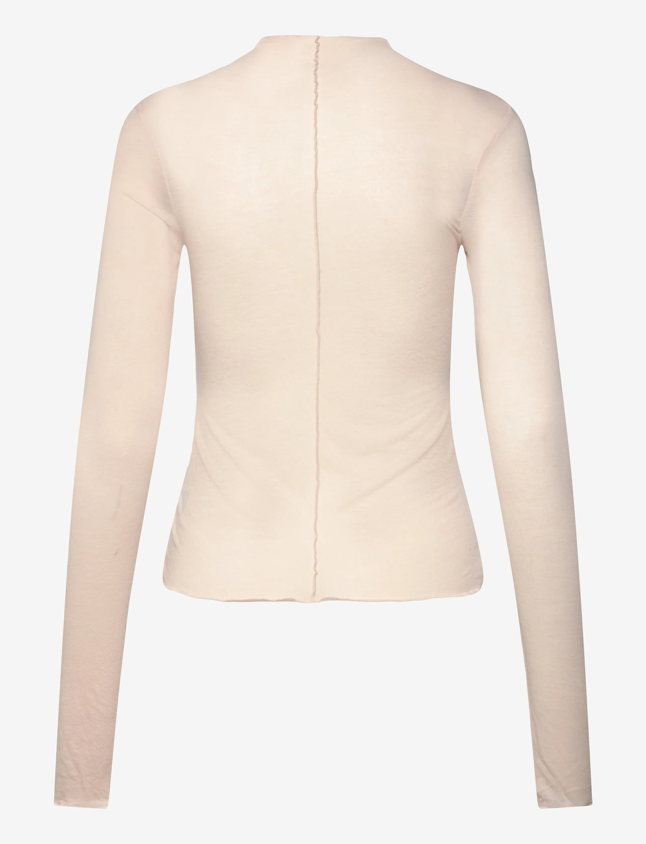 Monki - Slim turtleneck LS top - kõrge kaelusega kudumid - beige dusty light - 1