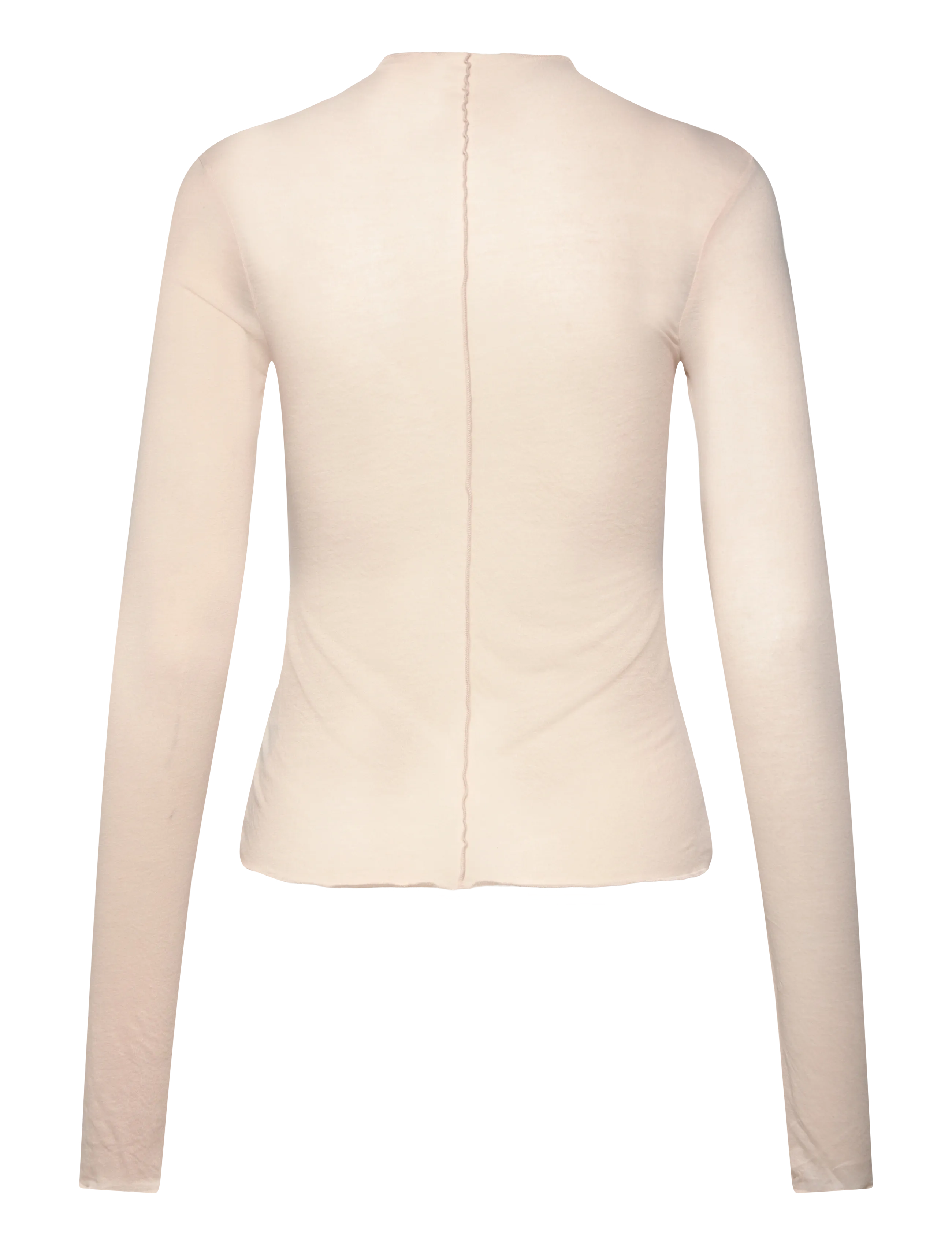 Monki - Slim turtleneck LS top - polotröjor - beige dusty light - 1