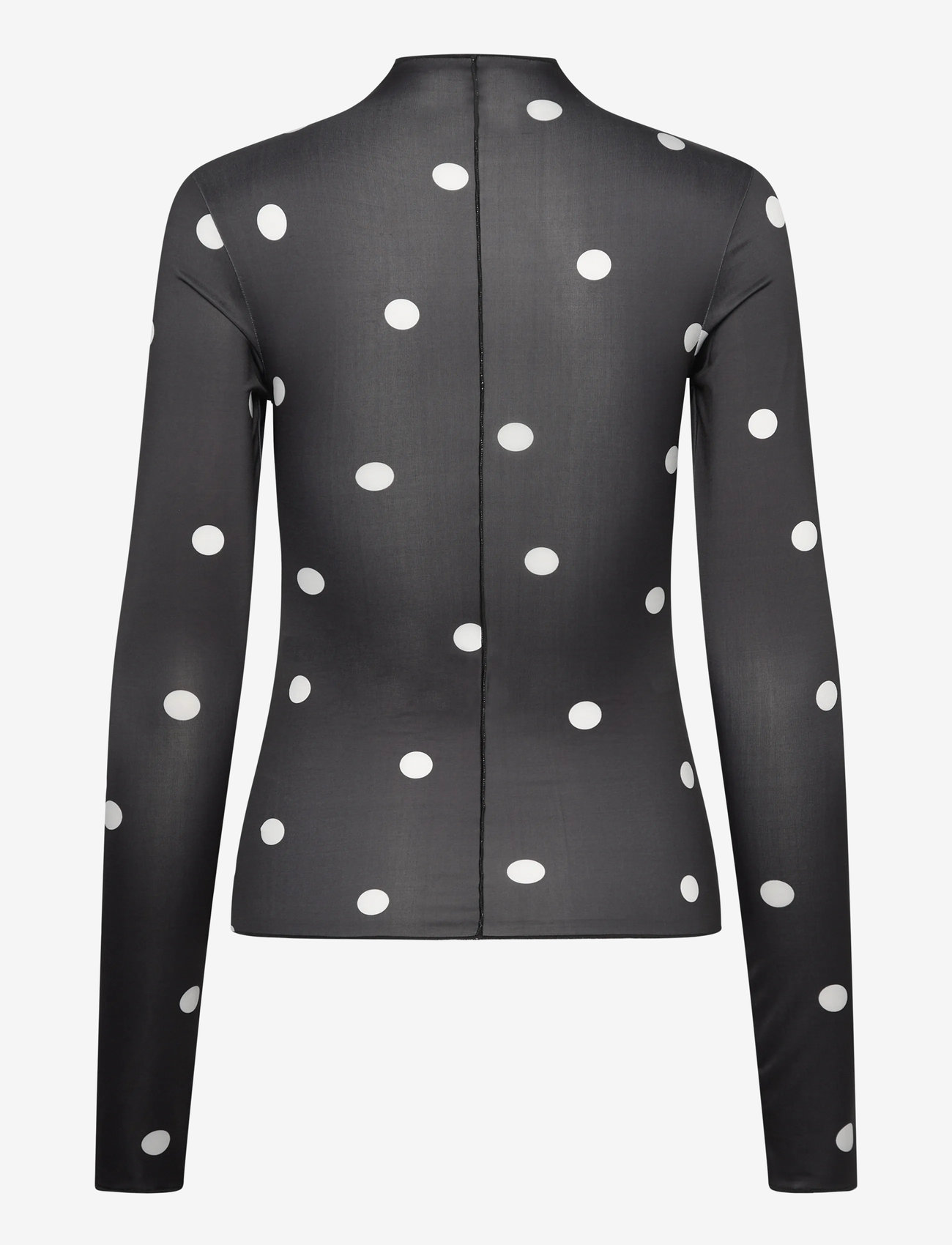 Monki - Slim turtleneck LS top - rollkragenpullover - black dark - 1