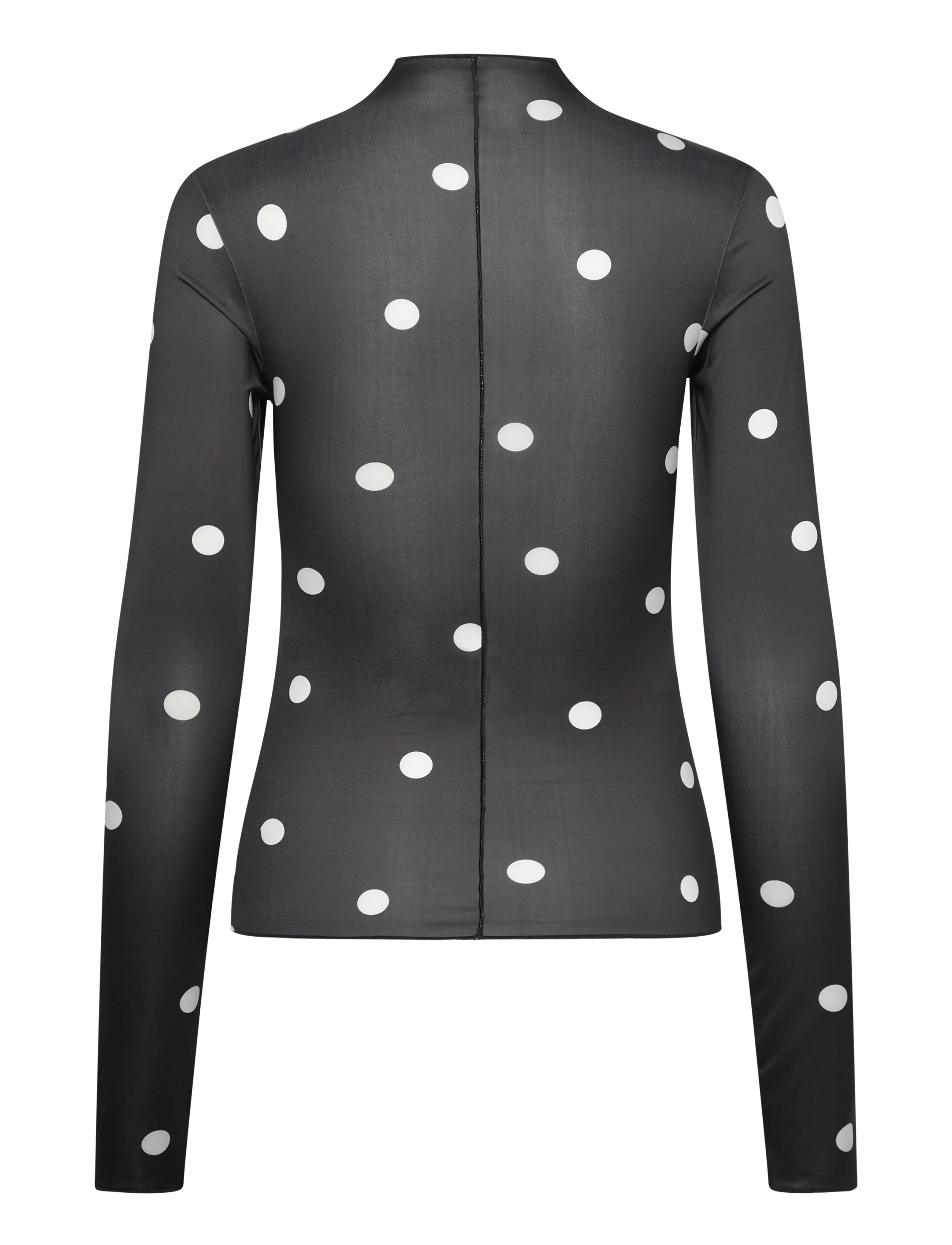 Monki - Slim turtleneck LS top - džemperi ar augstu apkakli - black dark - 1