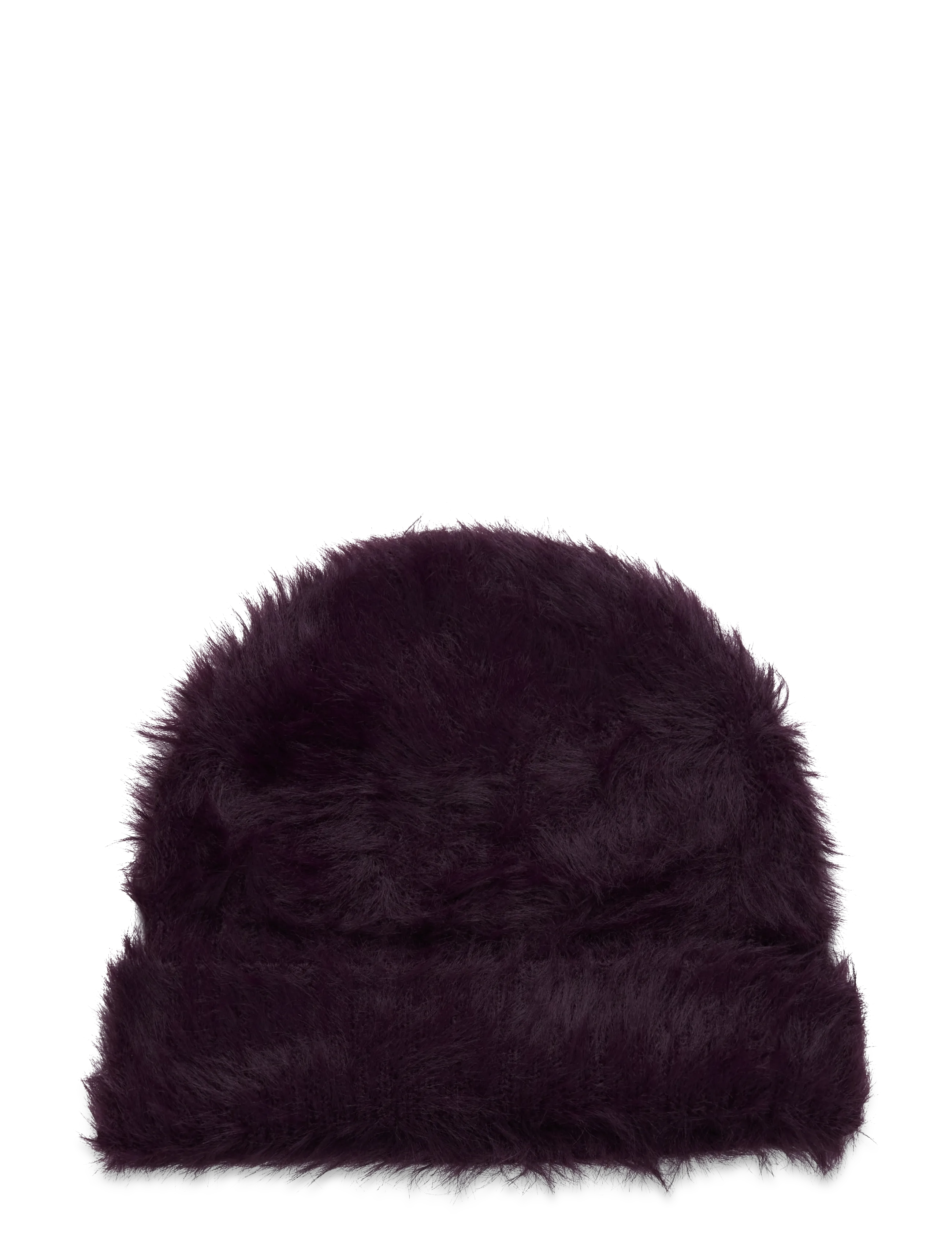 Monki Hairy hat - Monki - LILAC PURPLE DARK / purple