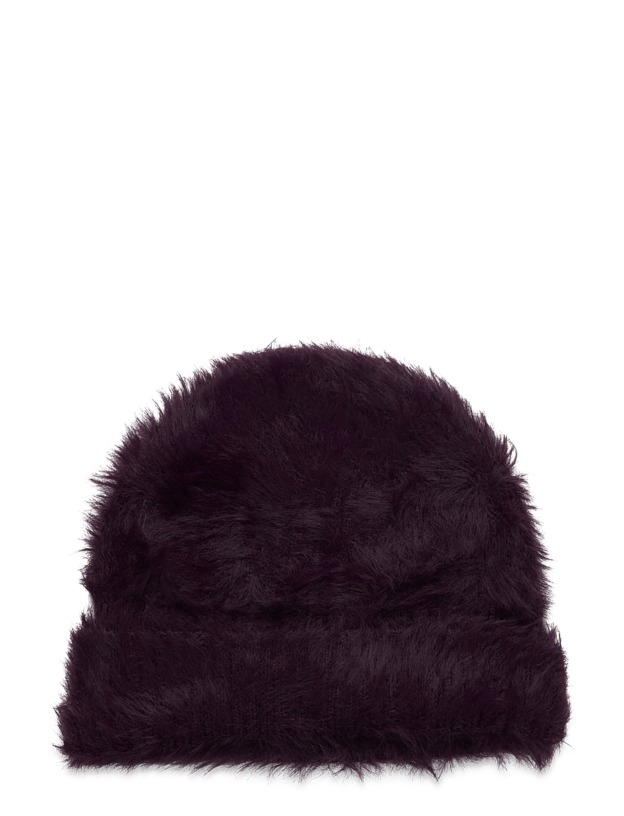 Monki - Hairy hat - beanies - lilac purple dark - 0