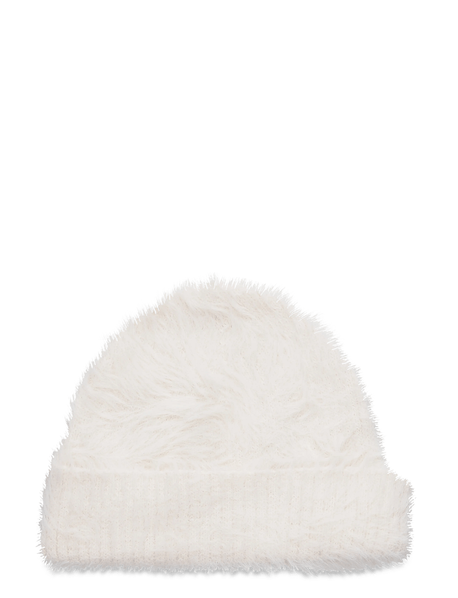 Monki - Hairy hat - mützen - white light - 0