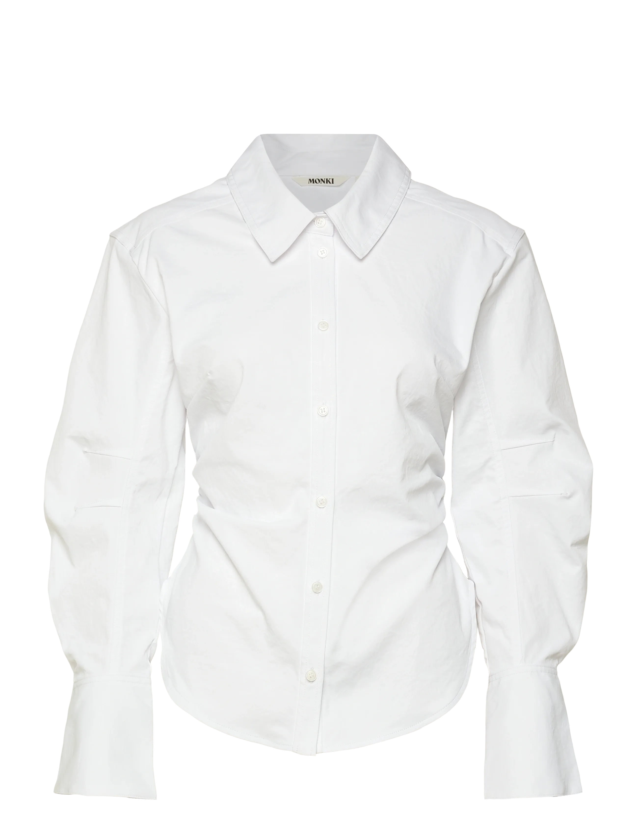 Monki Button up shirt - Transitional Layering - WHITE LIGHT / white