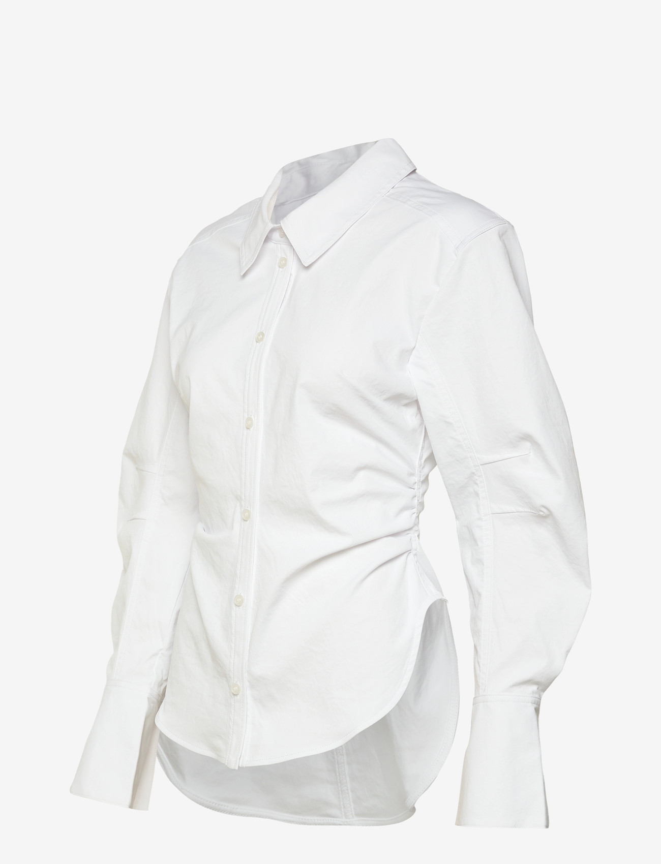 Monki - Button up shirt - langærmede skjorter - white light - 1