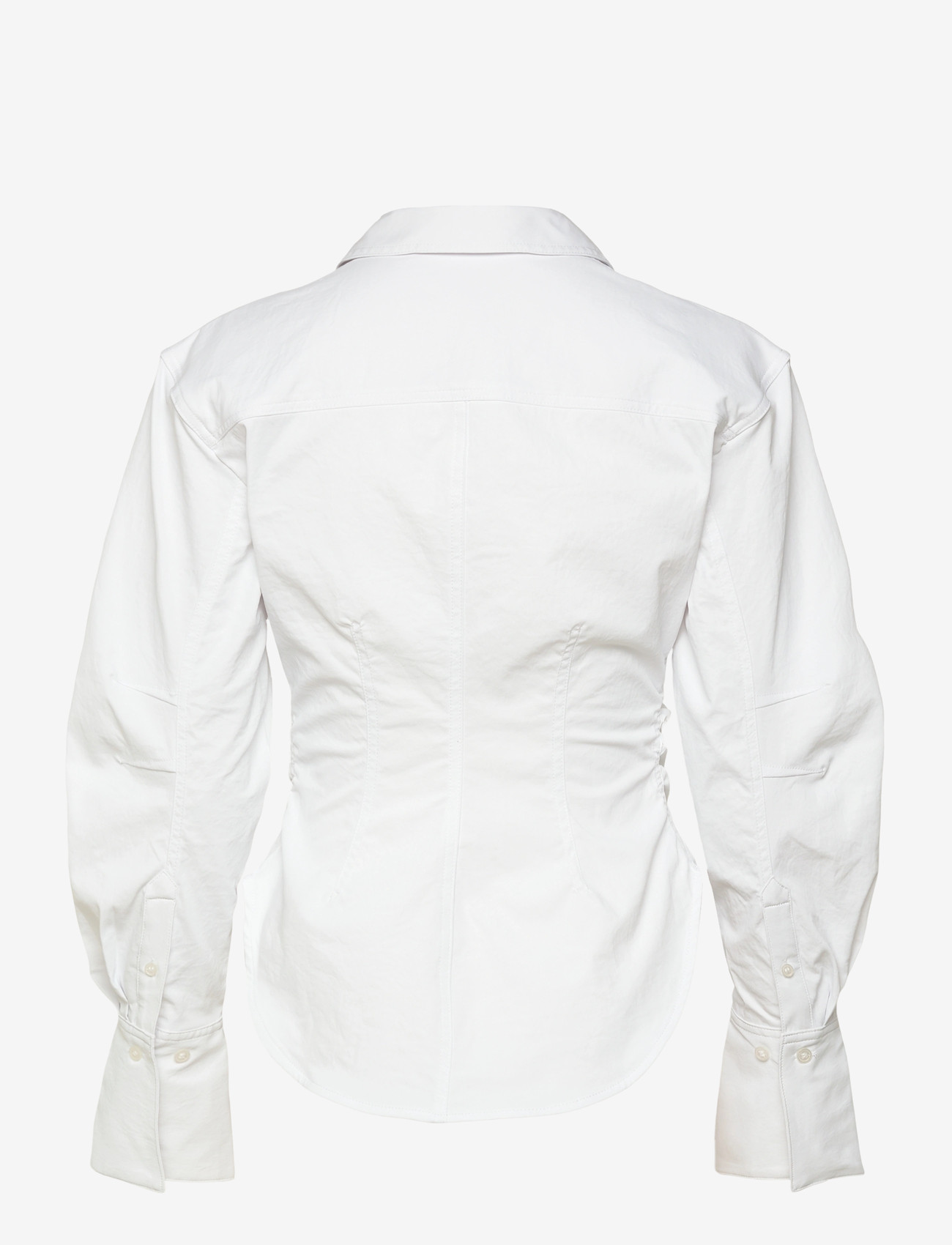 Monki - Button up shirt - langærmede skjorter - white light - 3