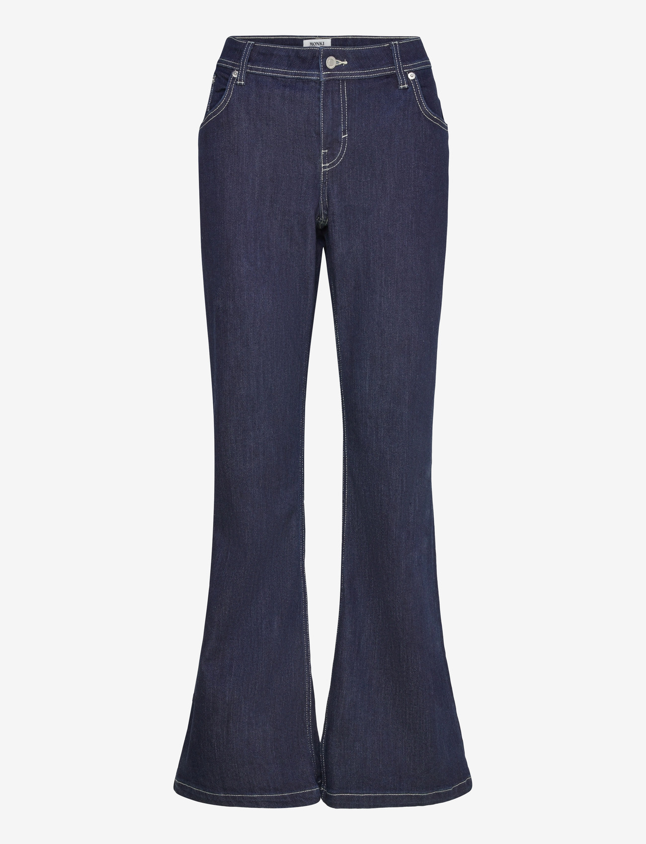 Monki - Low Rise Slim Flared Leg Jeans - flared jeans - denim blue dark - 1