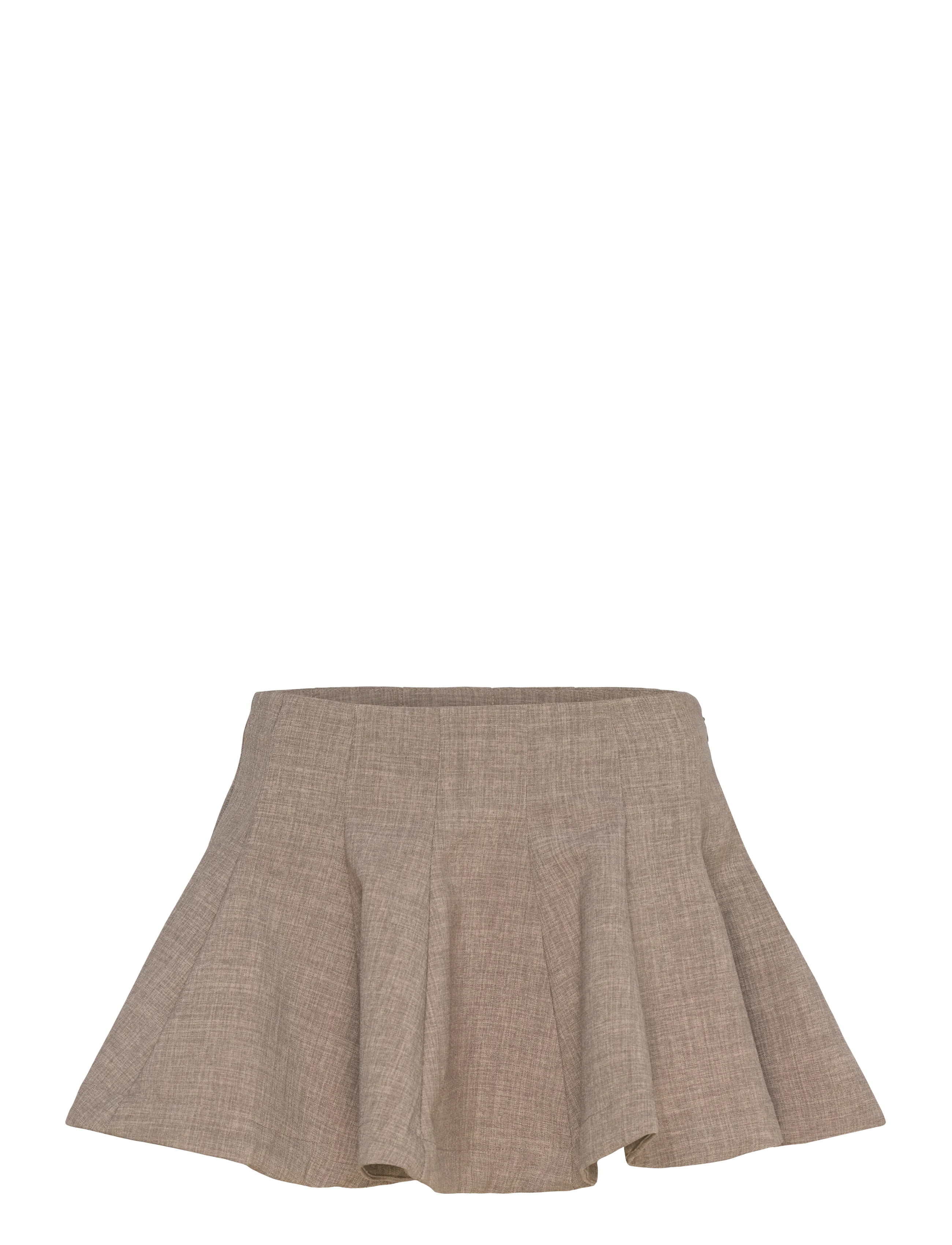 Flared Mini Tutu Skirt - BEIGE MEDIUM DUSTY