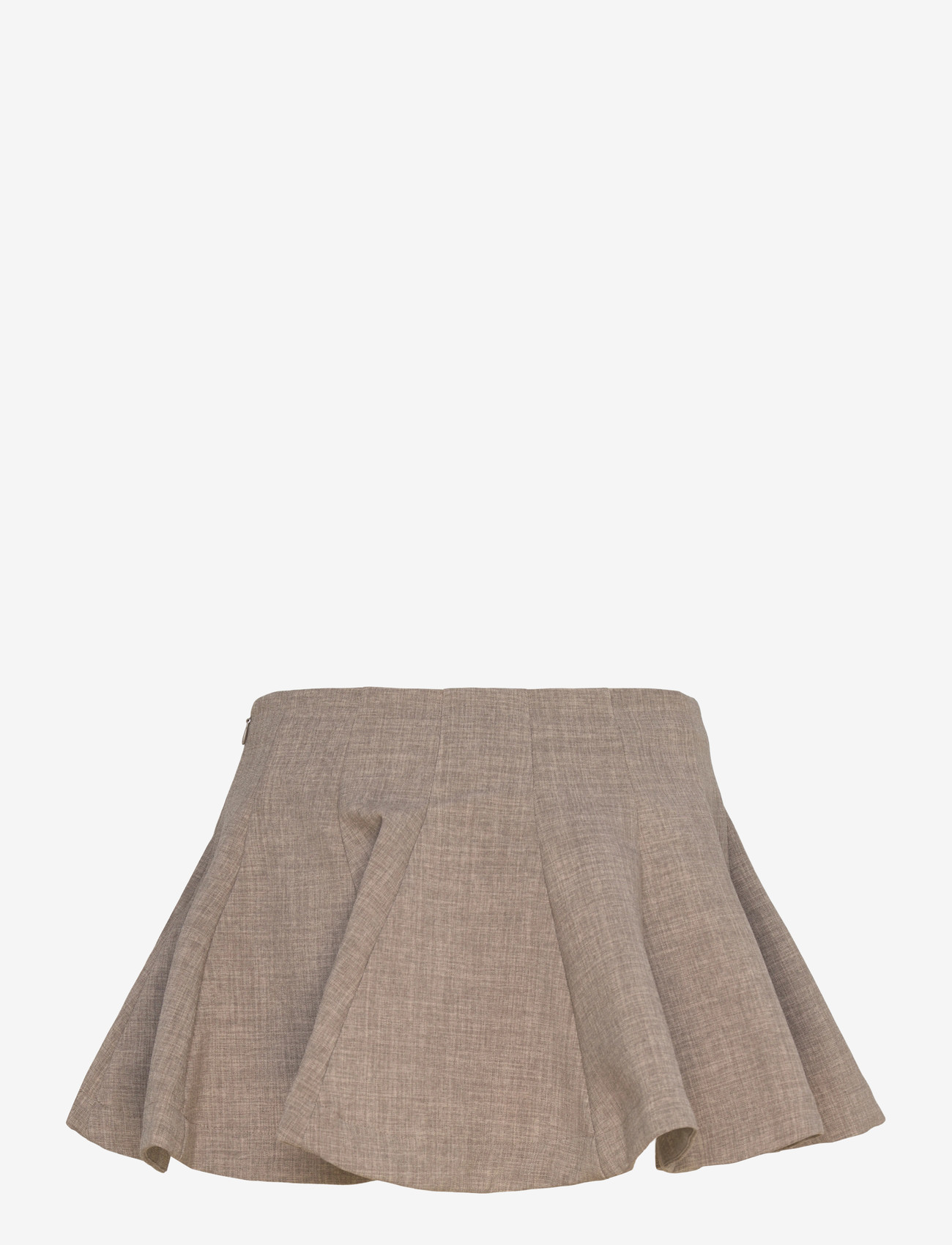 Monki - Flared Mini Tutu Skirt - plisserade kjolar - beige medium dusty - 2