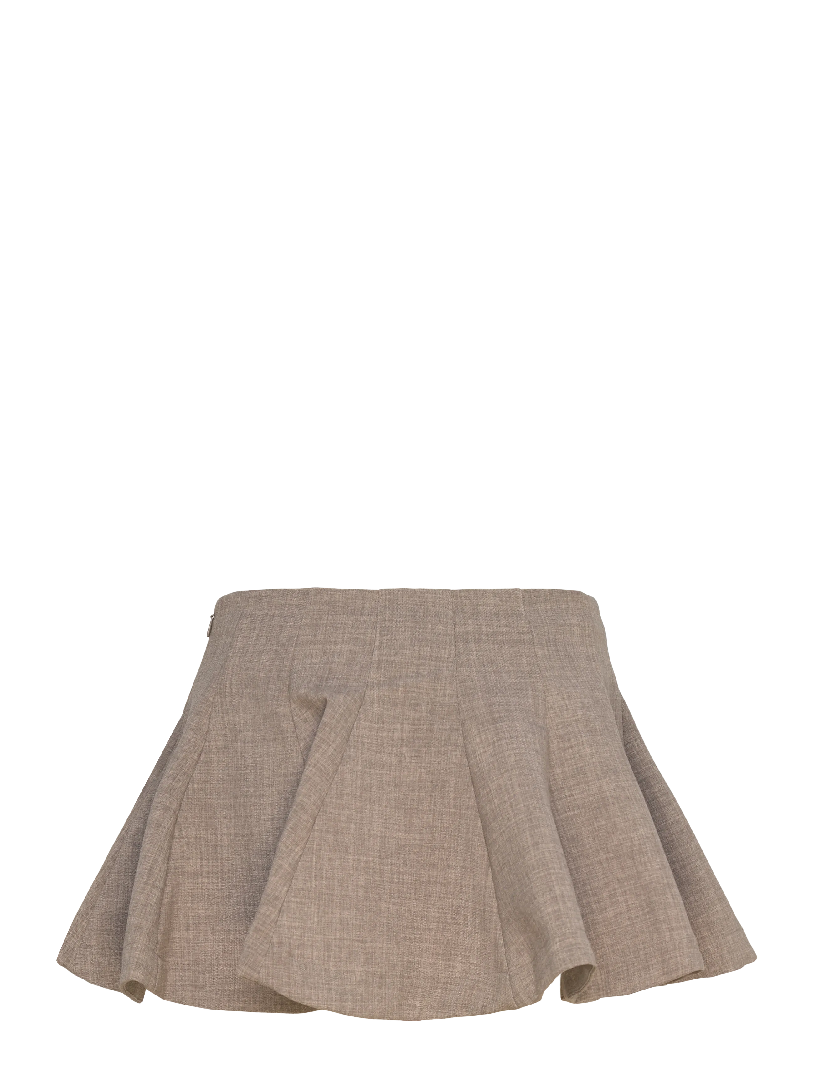 Monki - Flared Mini Tutu Skirt - plisserede nederdele - beige medium dusty - 2
